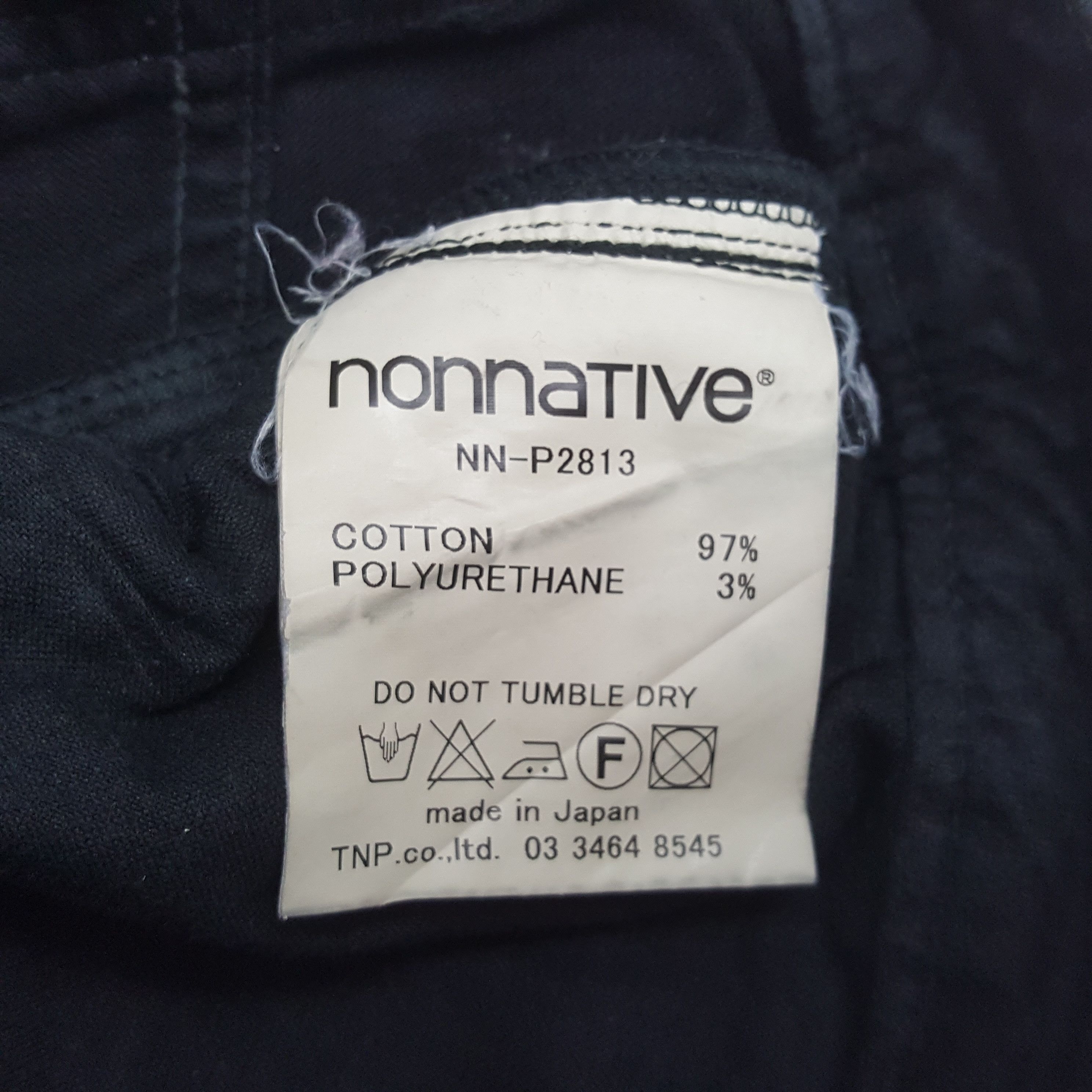 Nonnative Vintage Nonnative Japanese Brand Black Pants RR28 Size US 29 - 14 Thumbnail