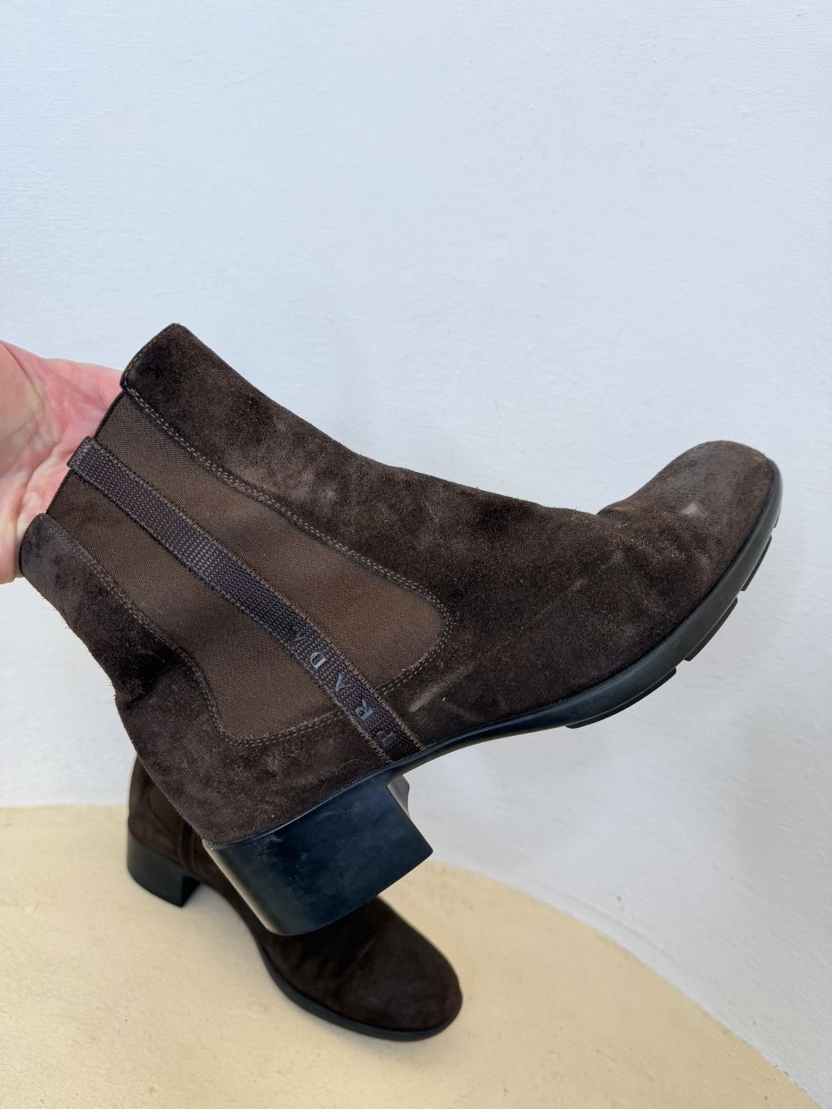 Prada Vintage Prada Suede/Leather Chelsea Boots Woman‘s Size 38 Size US 8 / IT 38 - 4 Thumbnail