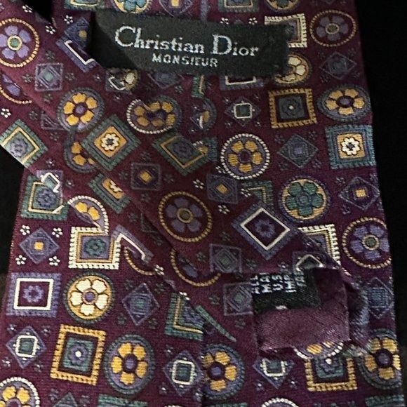 Christian Dior Monsieur × Dior Dior Mid Century Modern Baroque tapestry Neckwear Tie 100% A Size ONE SIZE - 3 Thumbnail