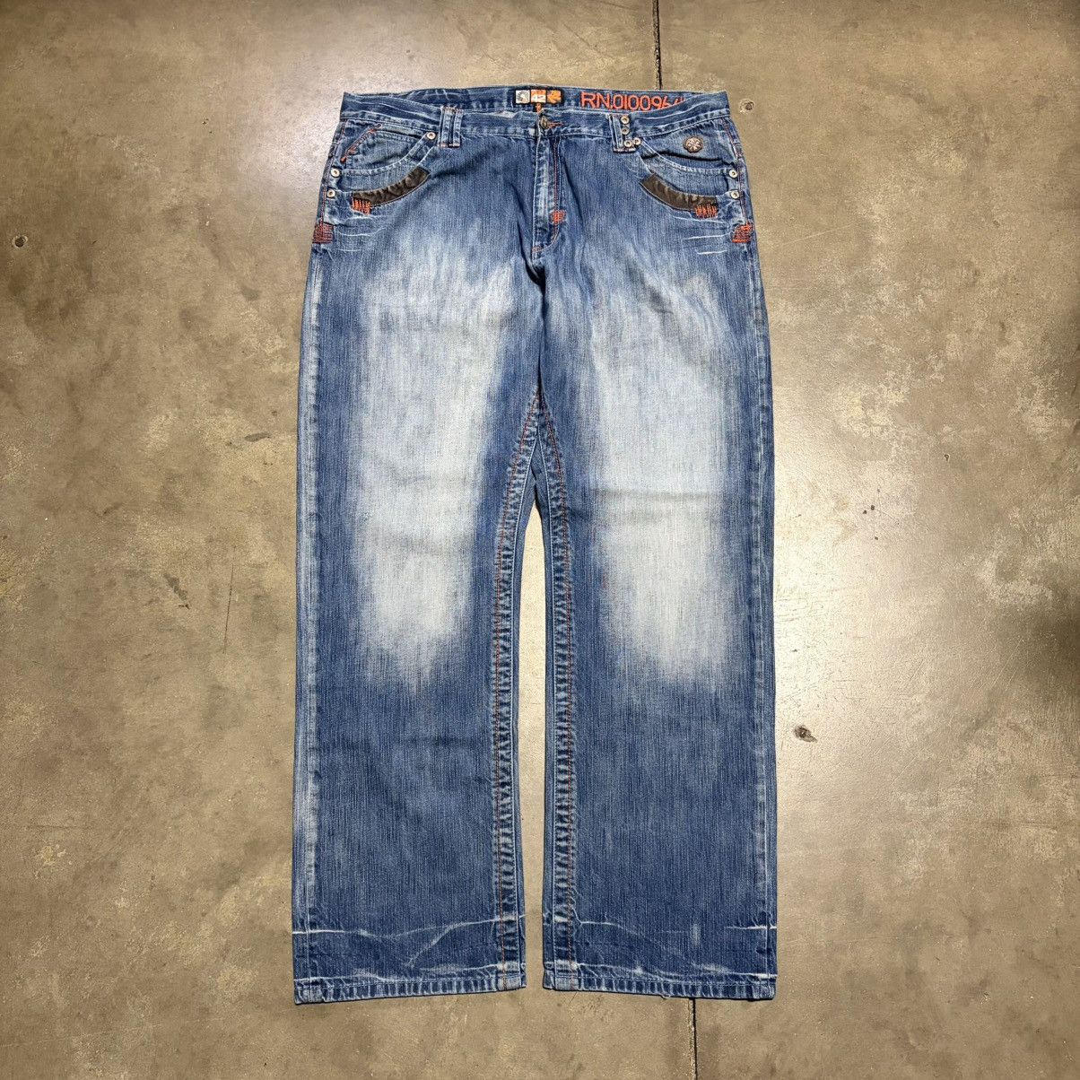 Akademiks Vintage Akademiks Denim Jeans Wide Leg Baggy Skater Y2K JNCO Size US 42 / EU 58 - 9 Thumbnail