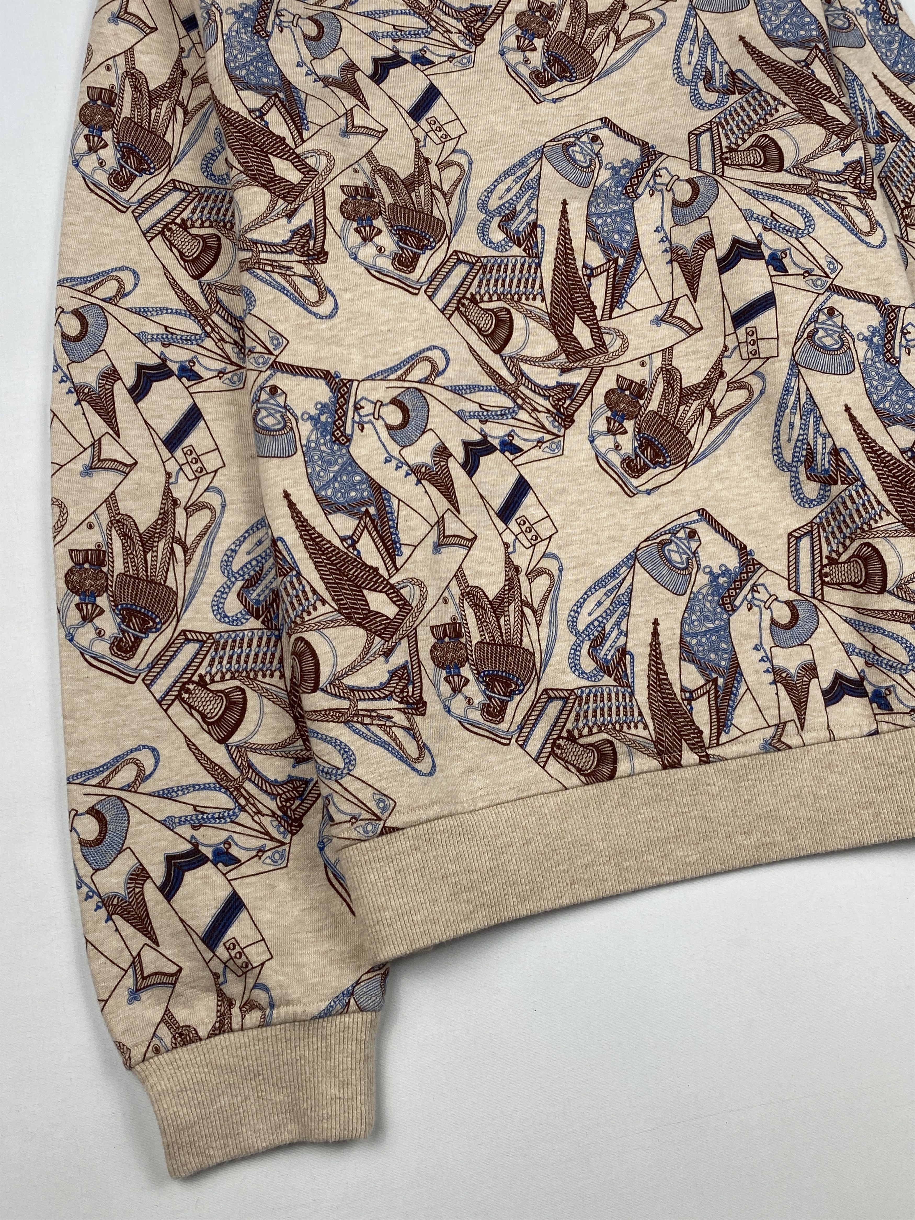 Hermes "Zouaves et Dragons Finesse" Sweatshirt Size XS / US 0-2 / IT 36-38 - 9 Thumbnail