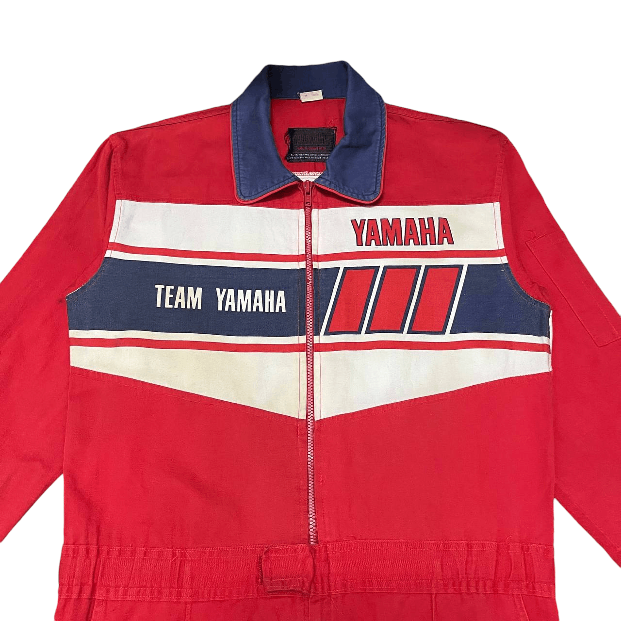 Yamaha Vintage Yamaha Motor Cycle sport Coverall Racing Size US 35 - 2 Thumbnail