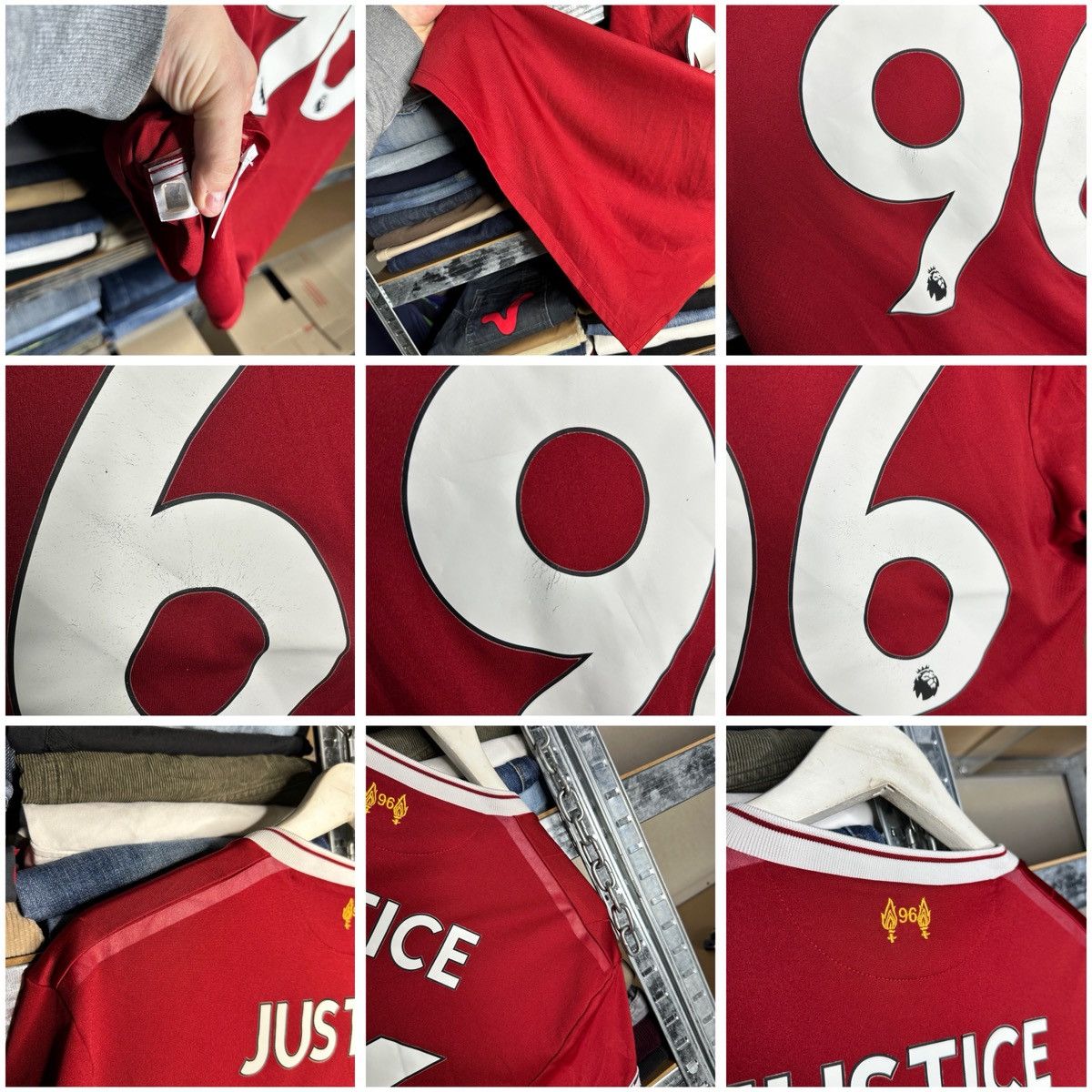 New Balance Liverpool FC 2017-2018 Home Jersey 125 Years "Justice 96" Size US XL / EU 56 / 4 - 23 Thumbnail