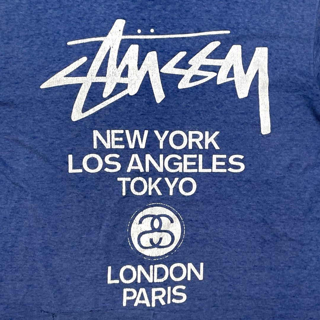 Stussy Rare Vintage 90s Stussy Big Logo Tee Size US M / EU 48-50 / 2 - 2 Thumbnail
