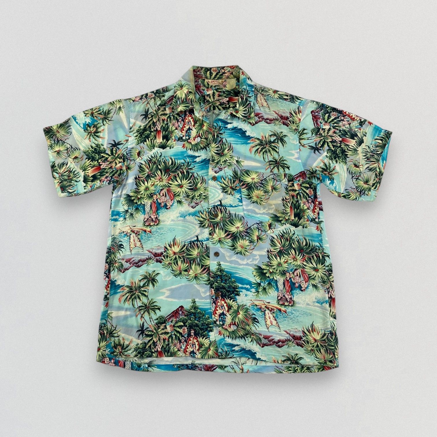 Sun Surf Sun Surf Tropical Scenic Aloha Hawaiian Shirt HW050 Size US L / EU 52-54 / 3 - 1 Thumbnail