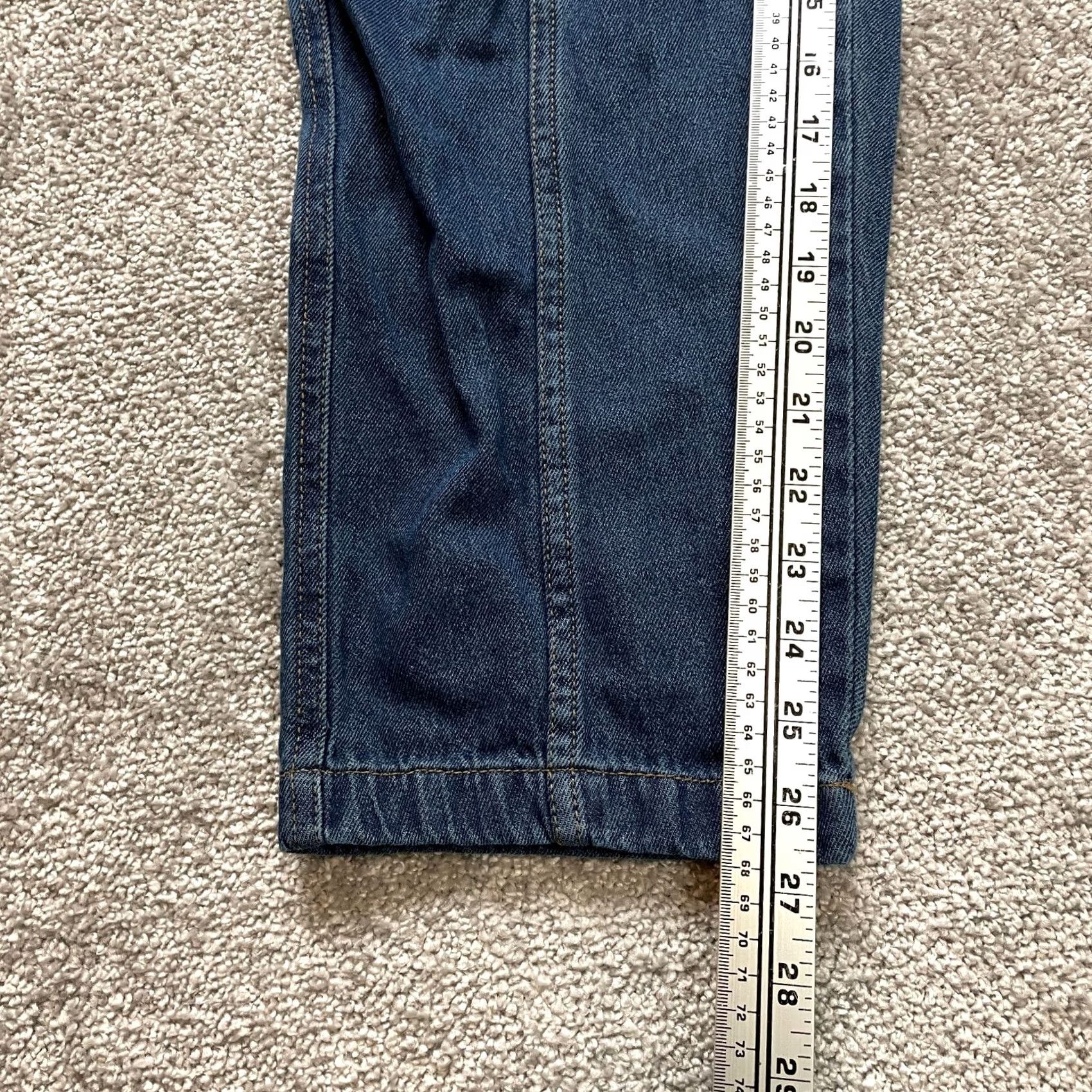 Vintage Roman's Jeans Pants Womens Plus 14WP Dark Wash Classic Fit 30x27 Denim Size 30" / US 8 / IT 44 - 3 Thumbnail