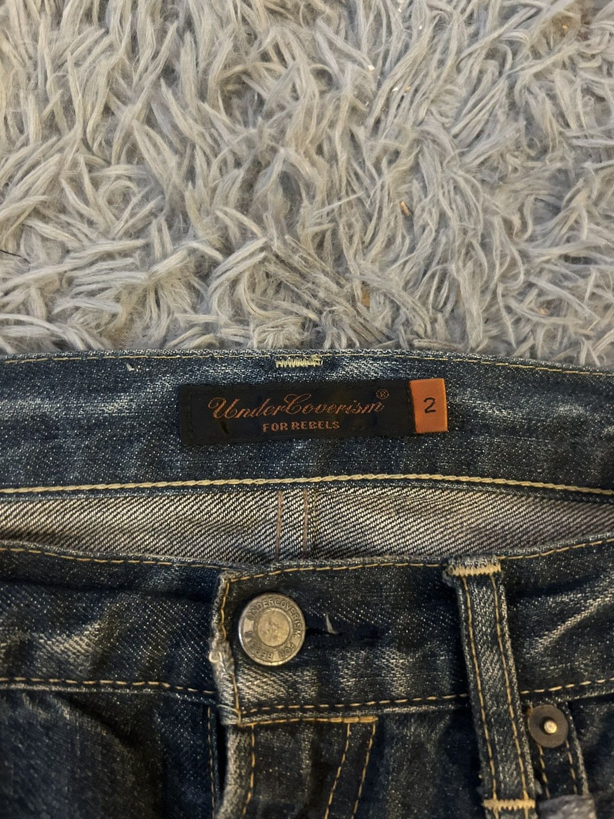 Undercover undercover aw06 bug denim Size US 31 - 3 Thumbnail