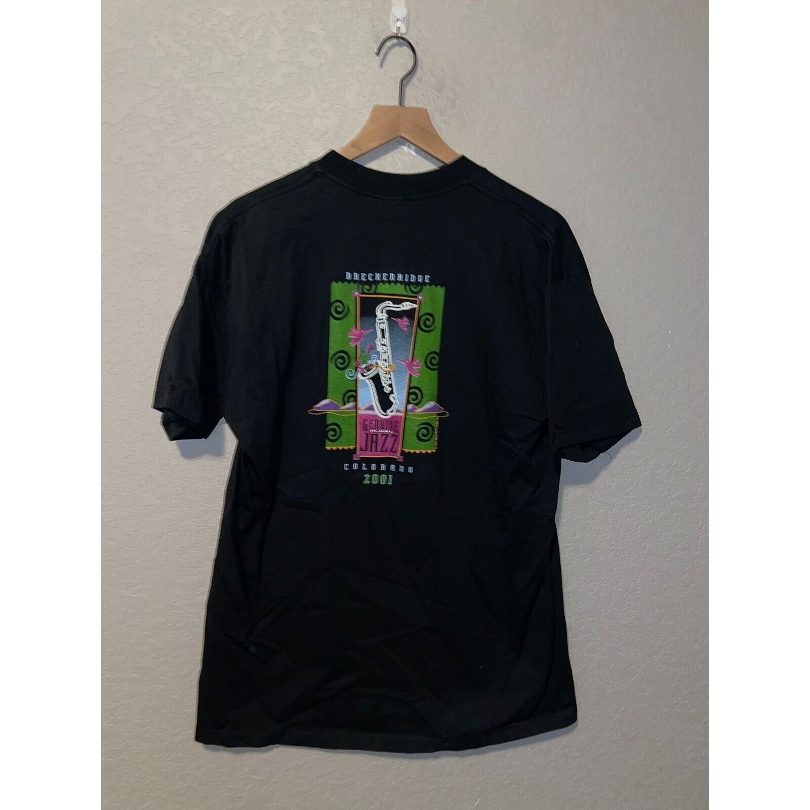 Jerzees Vintage Breckenridge Shirt 17th Genuine Jazz Festival Tee L Size US L / EU 52-54 / 3 - 5 Thumbnail