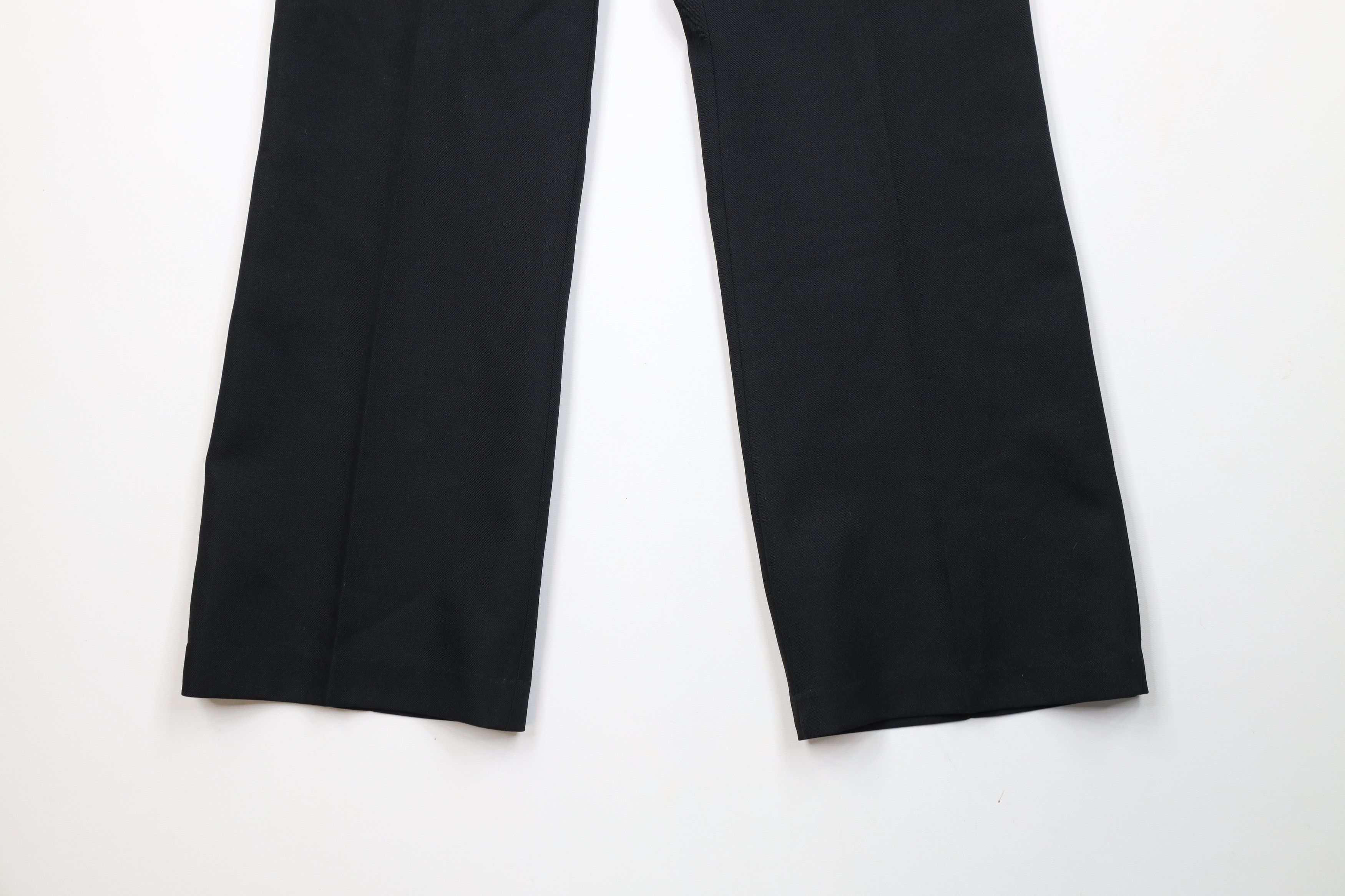 Vintage Vintage 70s Streetwear Wide Leg Bell Bottoms Pants Black USA Size US 32 / EU 48 - 4 Thumbnail