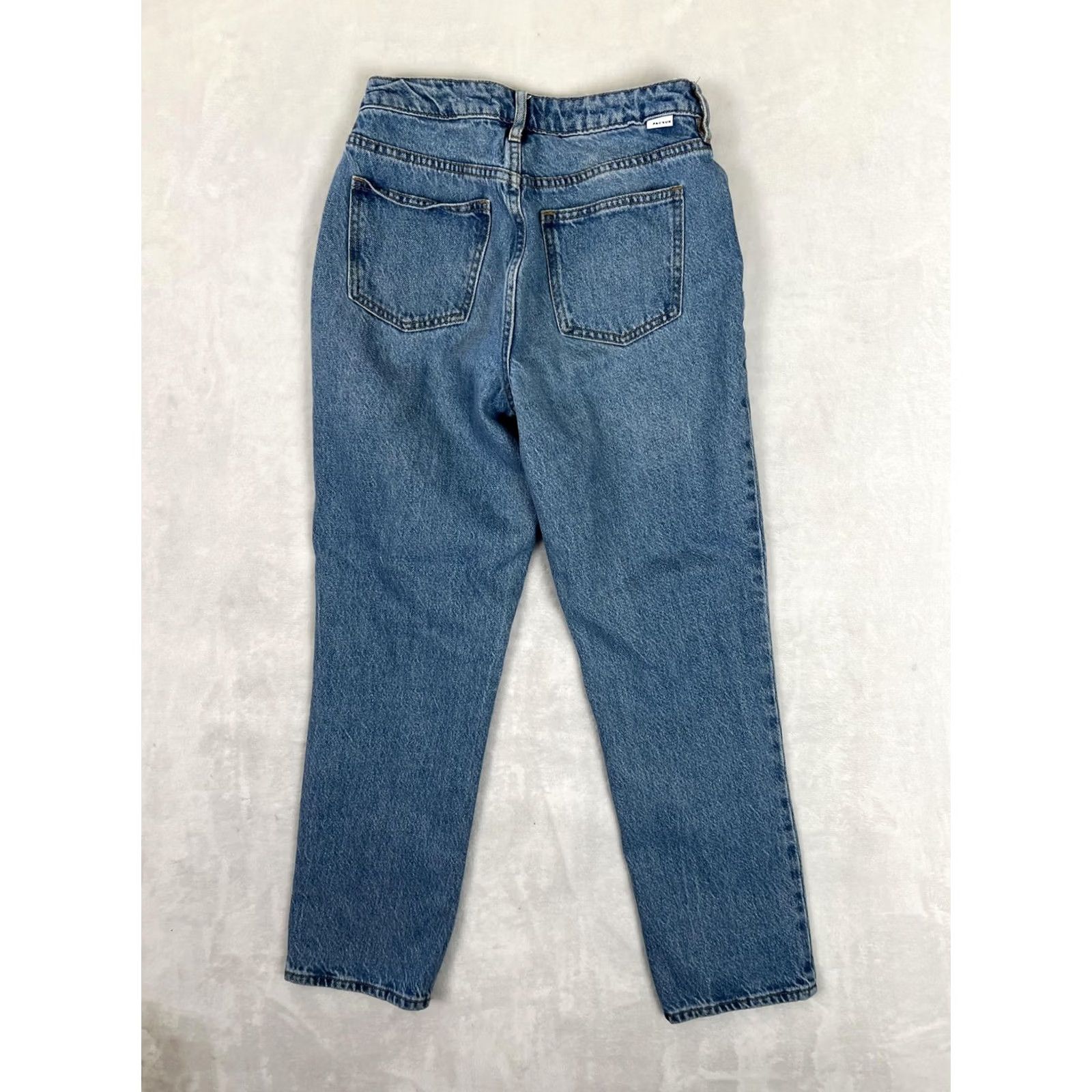 Pacsun PacSun Womens 25 Blue Medium Wash High Rise Relaxed Straight Denim Jeans Size 42" / US 20 - 6 Thumbnail
