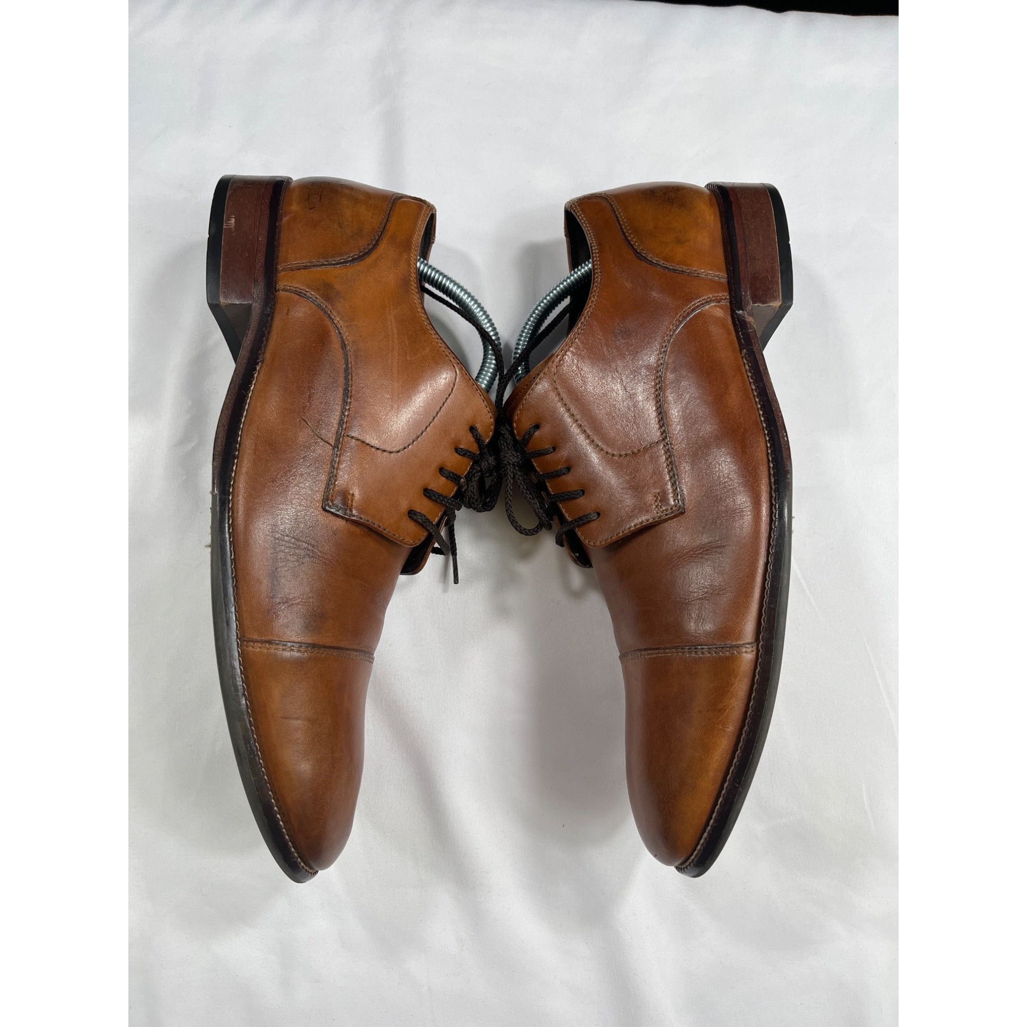 Cole Haan Cole Haan SKU 7679 Mens Brown Leather Dress Shoes Size 9.5 Size US 9.5 / EU 42-43 - 3 Thumbnail