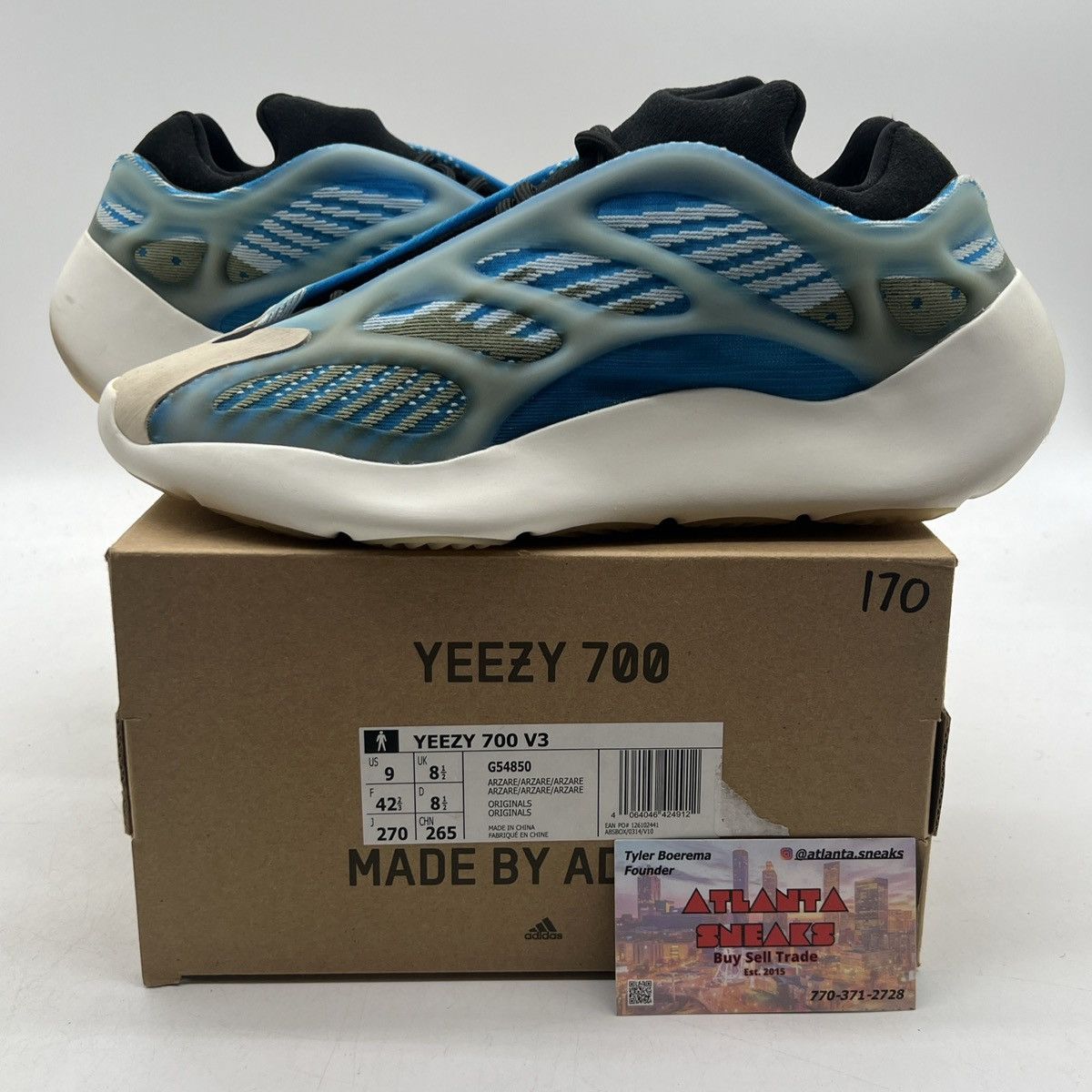 Adidas Yeezy 700 Arzareth Size US 9 / EU 42 - 1 Thumbnail