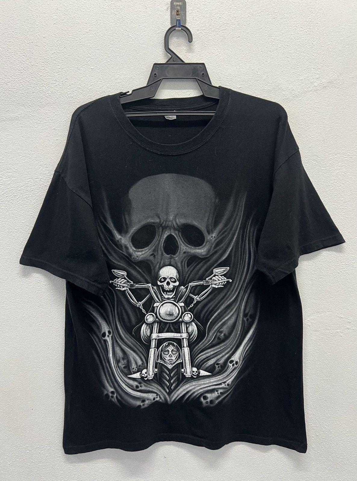 Japanese Brand × Vintage VINTAGE KEYA USA SKULL BIKER SHIRT Size US L / EU 52-54 / 3 - 1 Thumbnail