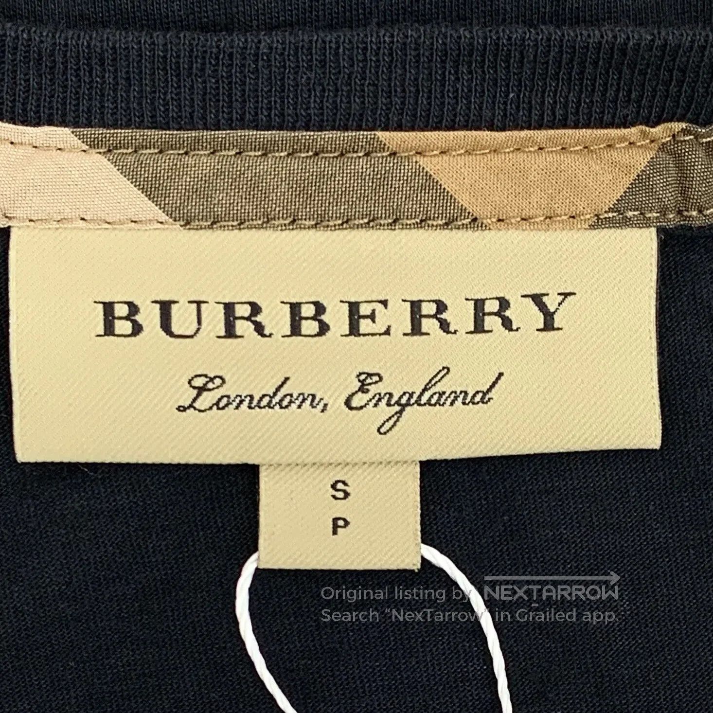 Burberry Burberry Black Warrior Embroidered Cotton Crew Neck Short Size US S / EU 44-46 / 1 - 5 Thumbnail