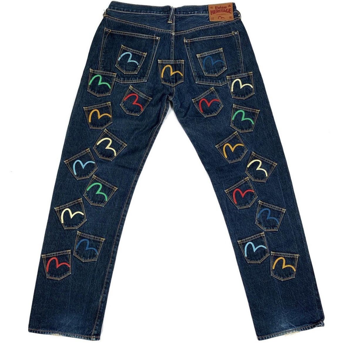 Evisu × Palace Palace Evisu Multi Pocket Jean | Grailed