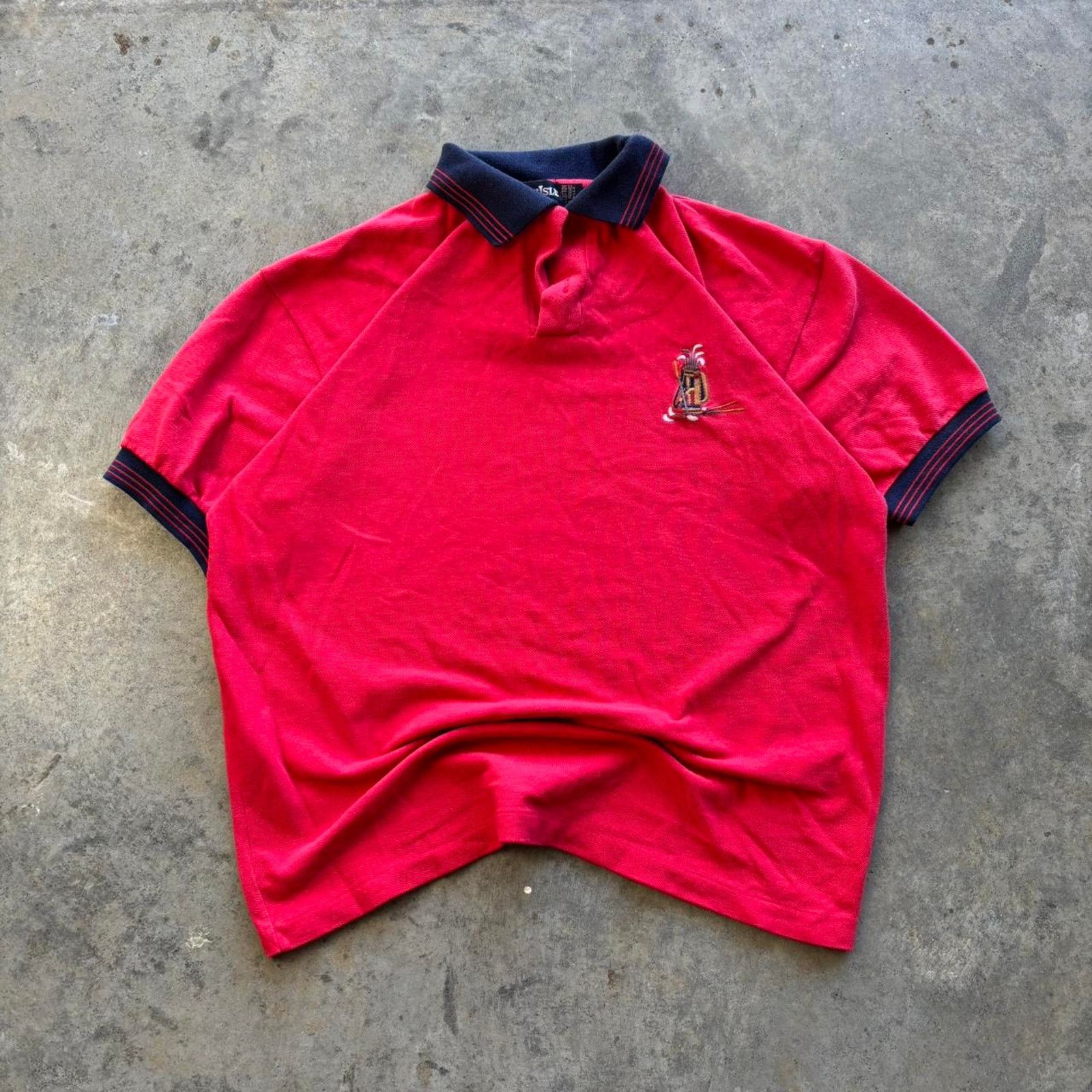 American Retro × Ralph Lauren × Vintage 90s Golfing Embroidered Polo Size US L / EU 52-54 / 3 - 1 Thumbnail