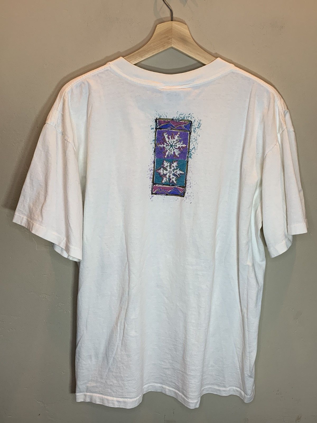 Vintage *RARE* Vintage 1991 Park City Utah Ski Snow Winter Art Shirt Size US L / EU 52-54 / 3 - 2 Thumbnail