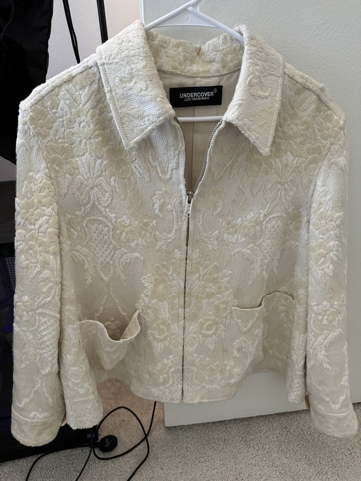 Jun Takahashi × Undercover Undercover Juntakahashi White Velvet Jacket Size US XS / EU 42 / 0 - 1 Thumbnail