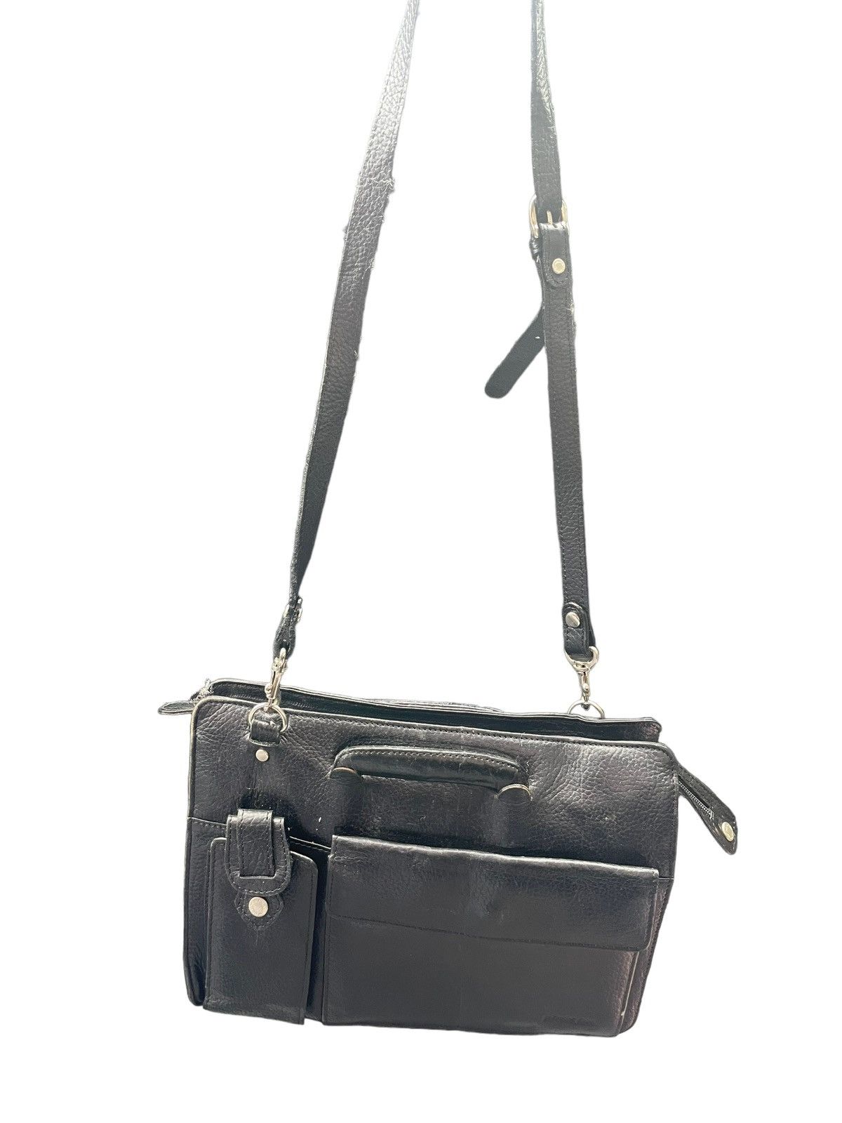 Leather Vintage Ronson Leather 2 Way Bag Size ONE SIZE - 7 Thumbnail