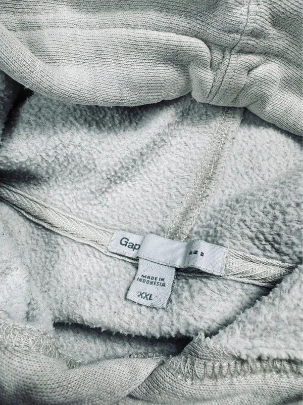 Gap Gap beige cream logo hoodie XXL boxy Size US XXL / EU 58 / 5 - 4 Thumbnail