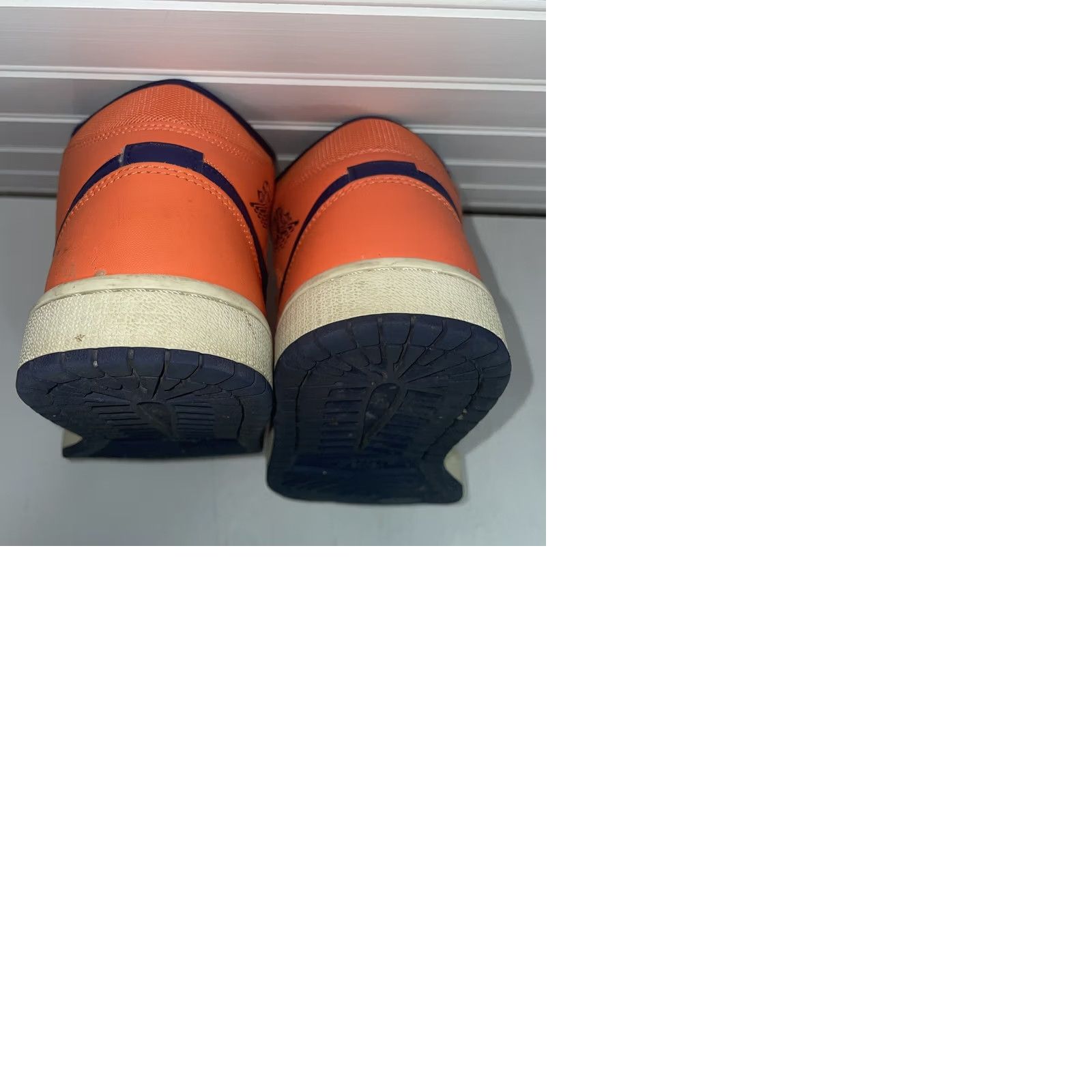 Jordan Brand Nike Air Jordan 1 Mid Turf Women sz 9.5 Turf Orange Blue CD7240 804 2018 Shoes Sneaker Casual Activewear Womens Size ONE SIZE - 9 Thumbnail
