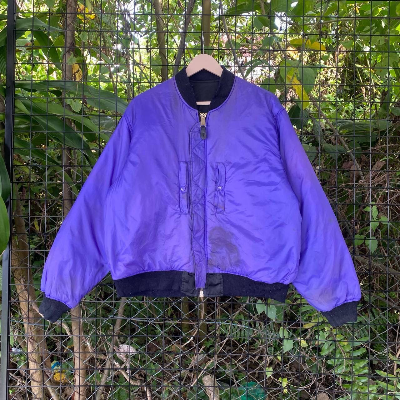 Japanese Brand Flyer’s Man Intermidiate Ma-1 Phantom Military Bomber Jacket Size US M / EU 48-50 / 2 - 1 Thumbnail