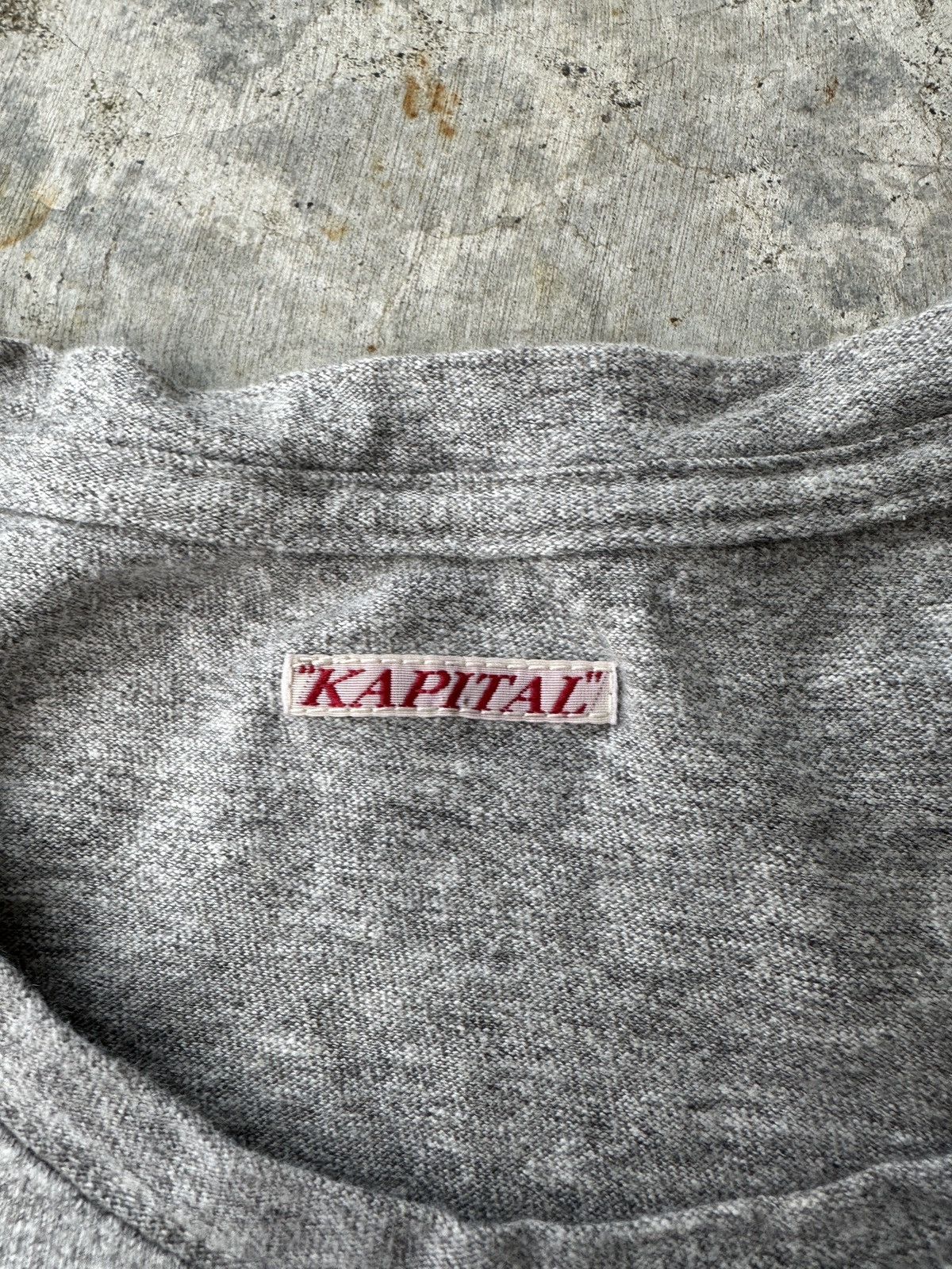 Kapital Kountry Indigenous Flames Skull Smiley face graphic tee Size US M / EU 48-50 / 2 - 4 Thumbnail