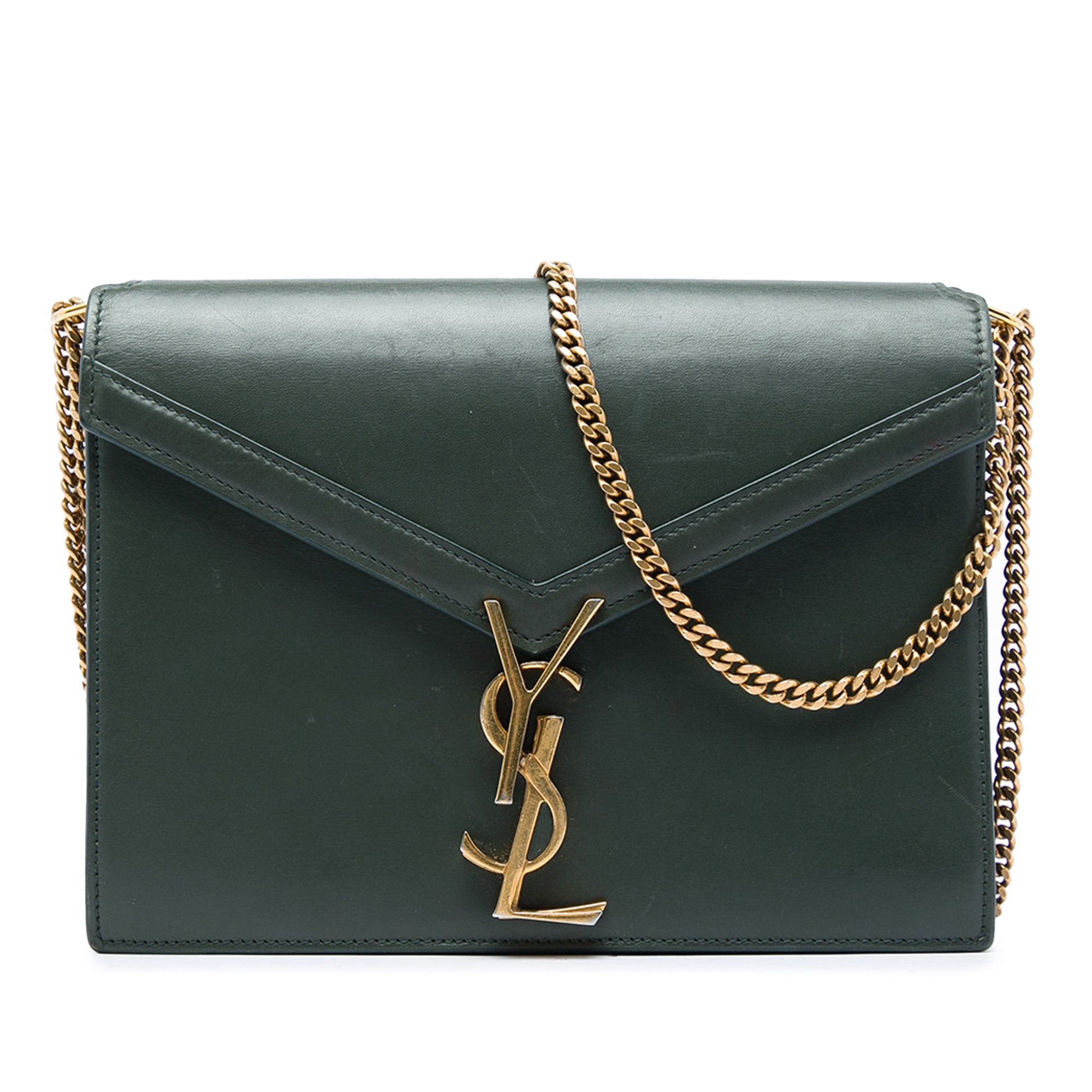 Saint Laurent Paris Smooth Calfskin Monogram Cassandra Clasp Bag Size ONE SIZE - 1 Thumbnail