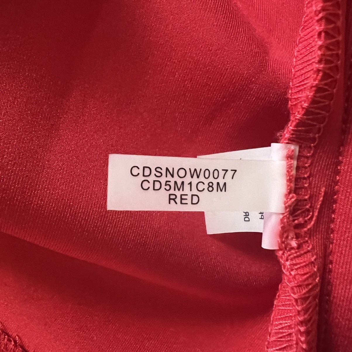 Calvin Klein Calvin Klein Red Bodycon Dress Size XXL / US 16-18 / IT 52-54 - 5 Thumbnail