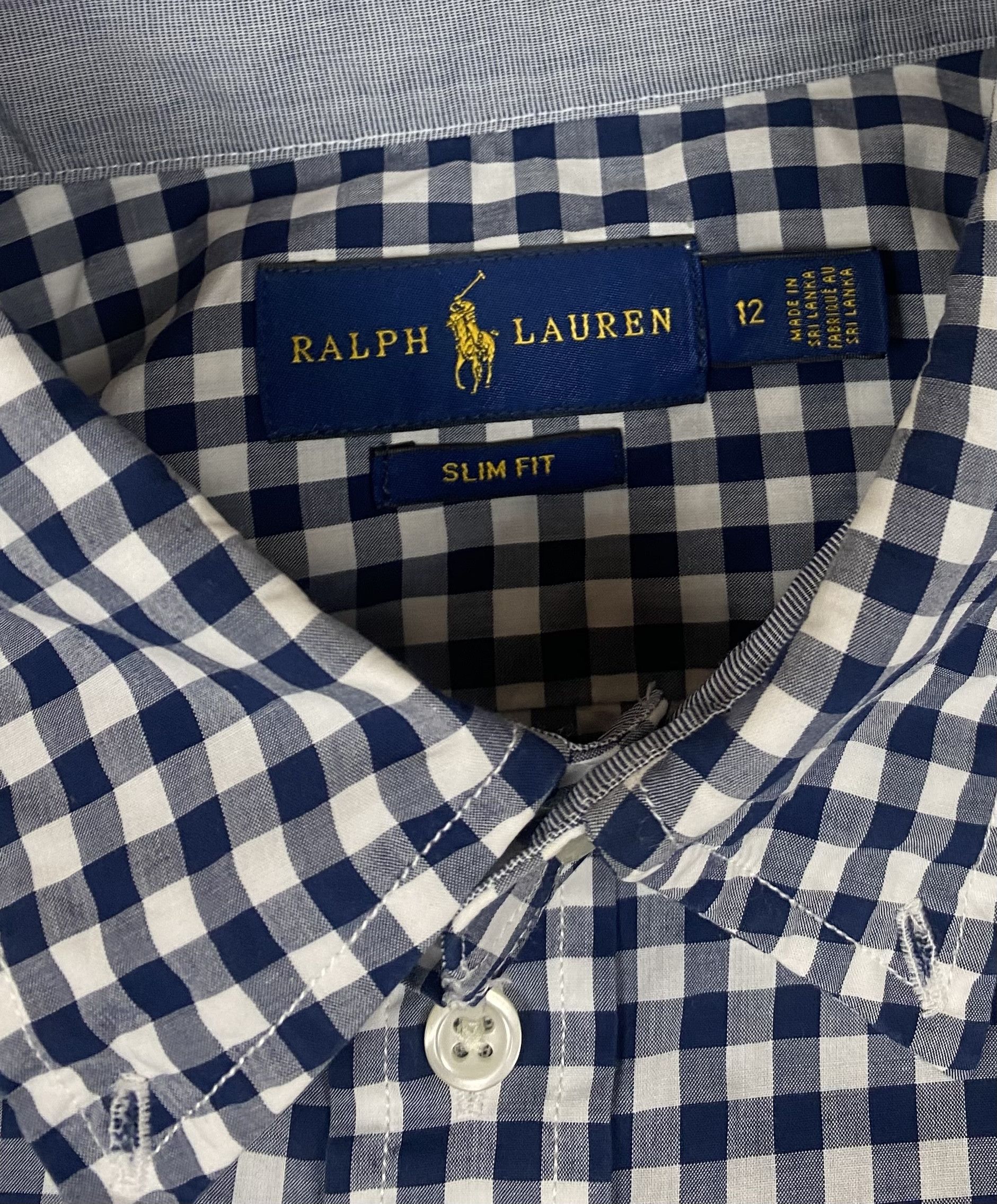 Ralph Lauren Vintage RALPH LAUREN Checked Button Up Shirt M550 Size US S / EU 44-46 / 1 - 5 Thumbnail