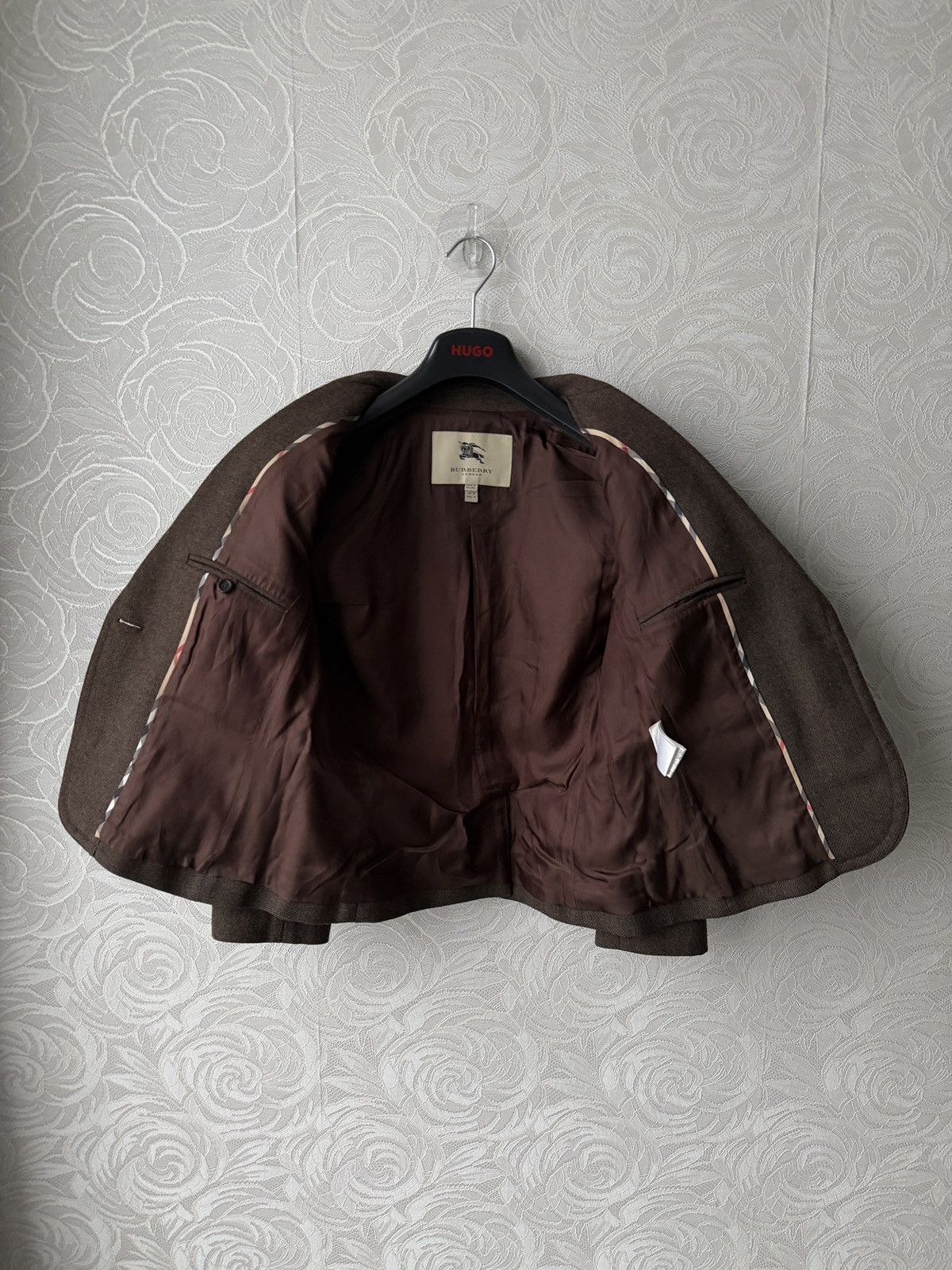 Burberry BURBERRY LONDON 100% Wool 1 Button Blazer Jacket US 8 Brown Size M / US 6-8 / IT 42-44 - 6 Thumbnail