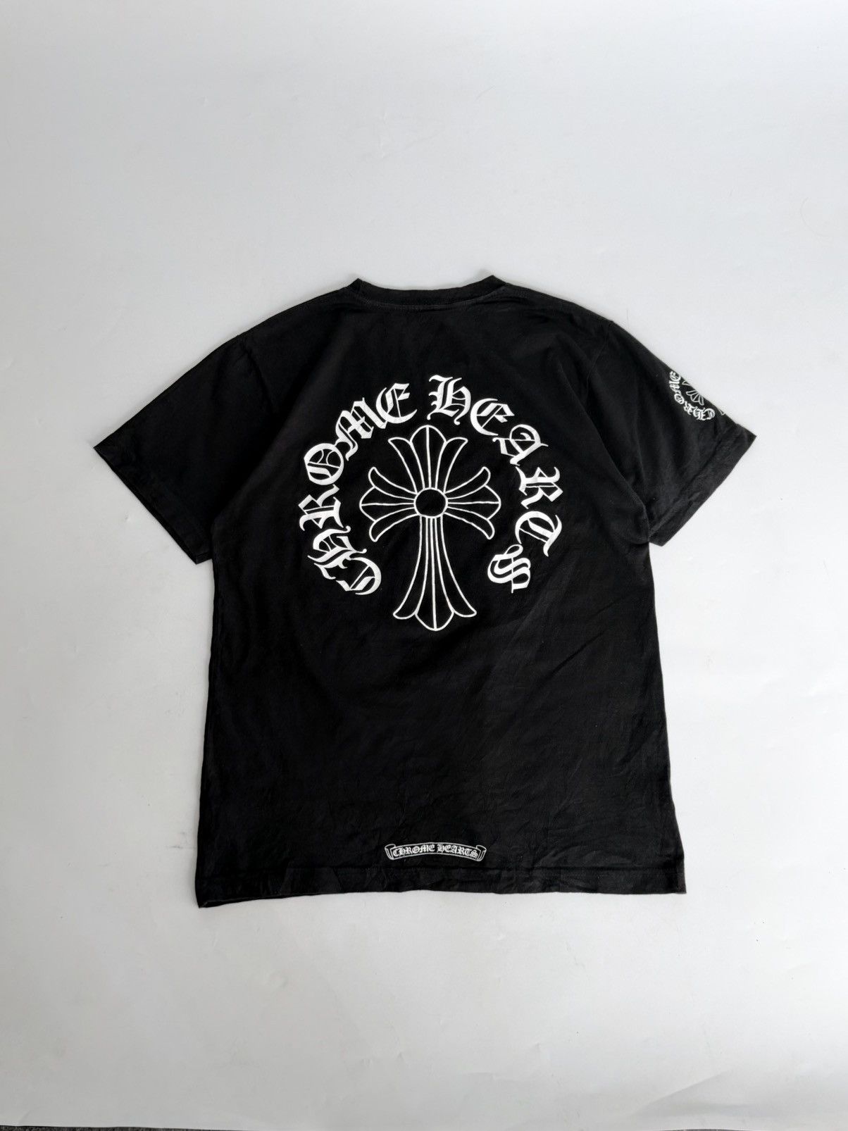 Chrome Hearts Chrome Hearts Neck Logo Pocket Tee Size US S / EU 44-46 / 1 - 2 Thumbnail