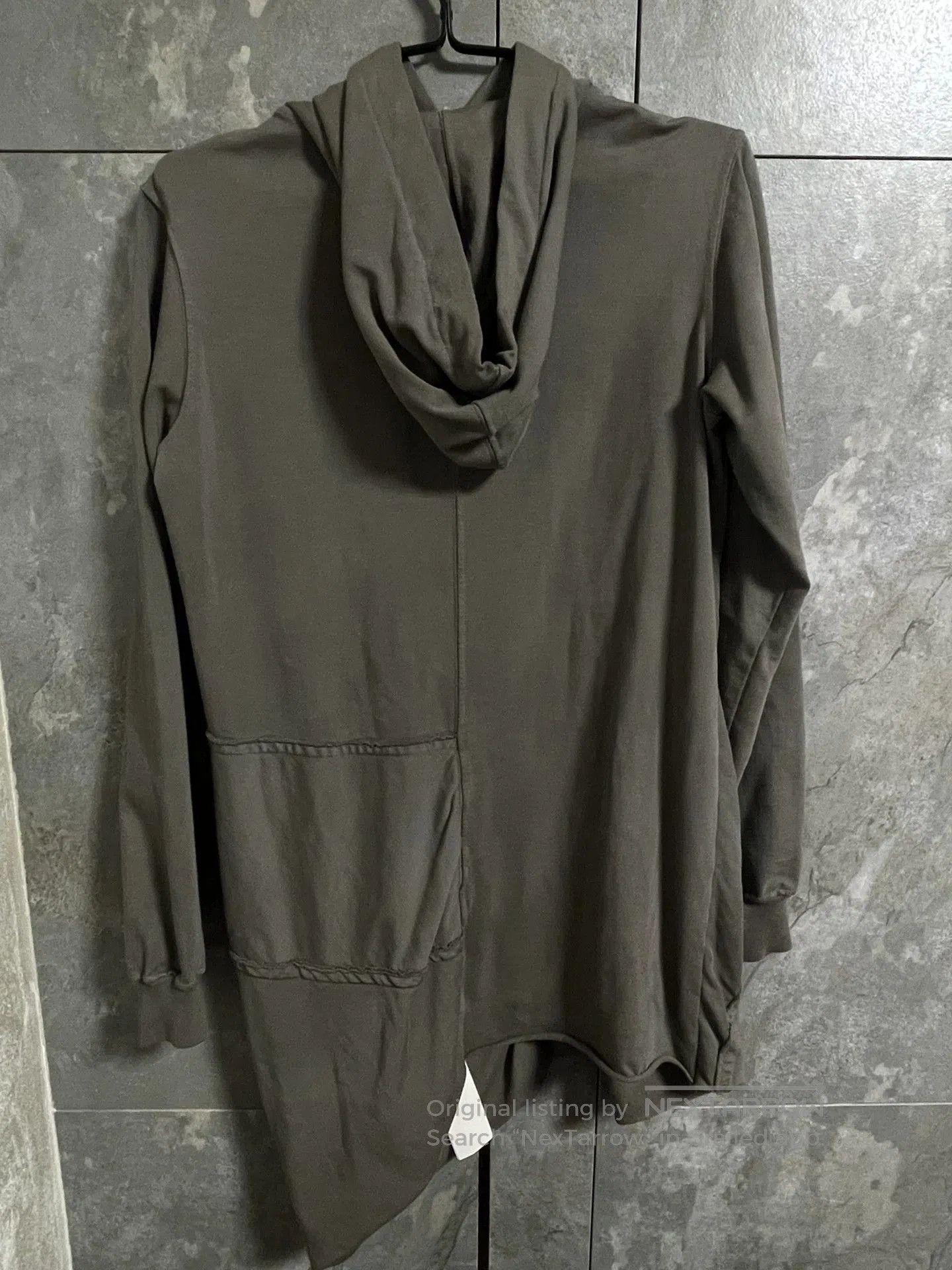 Rick Owens rick owens irregular long hoodie sweatshirt. Size XS / US 0-2 / IT 36-38 - 3 Thumbnail