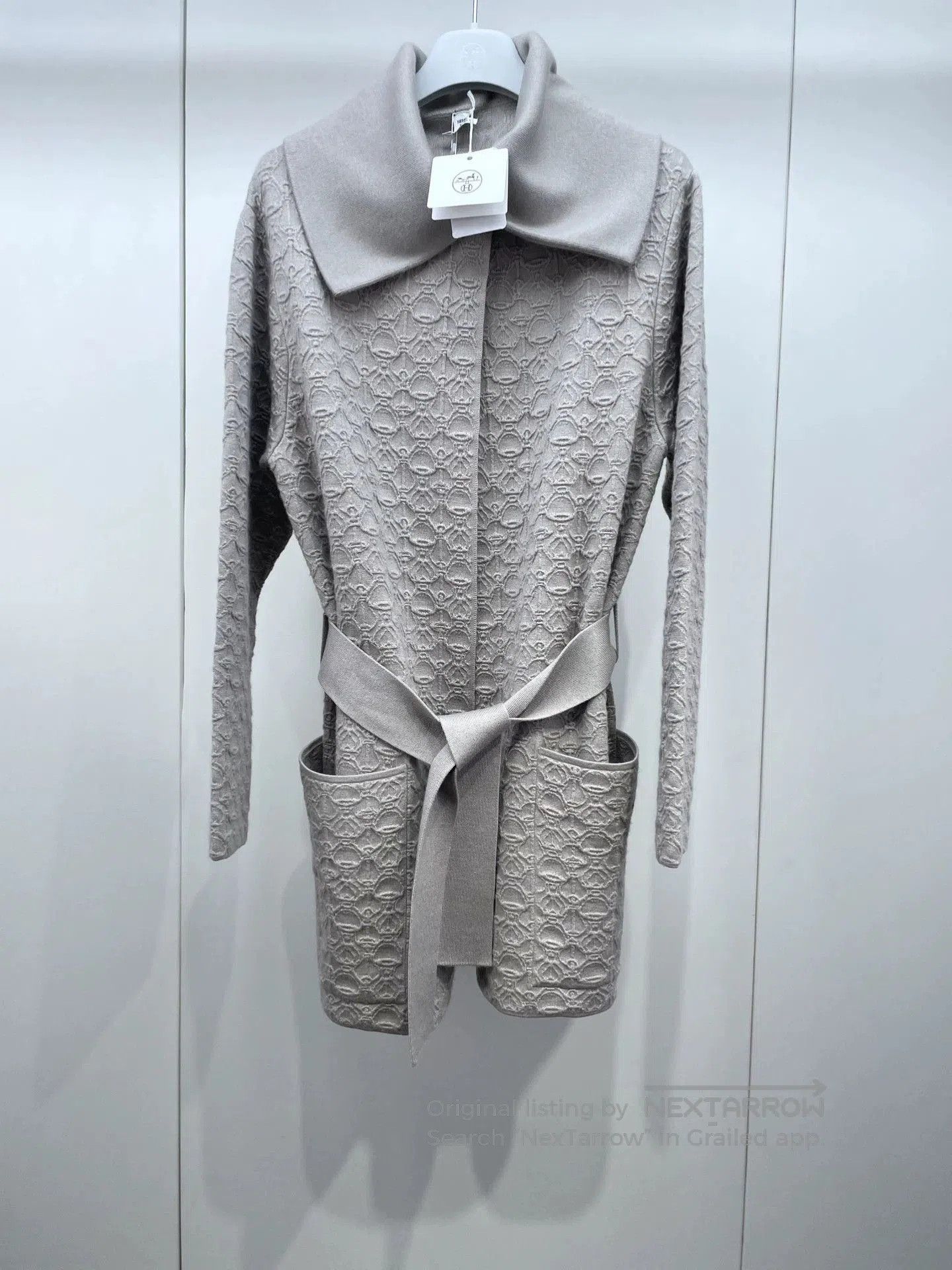 Hermes Hermes Cashmere Belted Cardigan Sweater. Size US XS / EU 42 / 0 - 1 Thumbnail