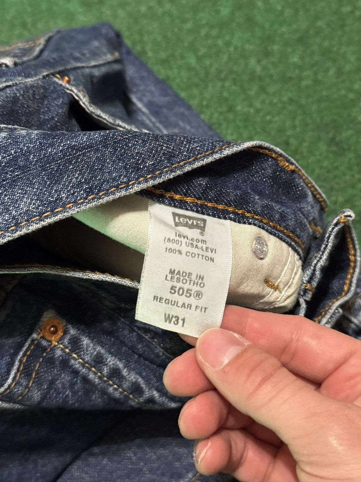 Levi's Levis 505 Jorts Y2K Medium Wash 31 10” Denim Shorts Size US 31 - 4 Thumbnail