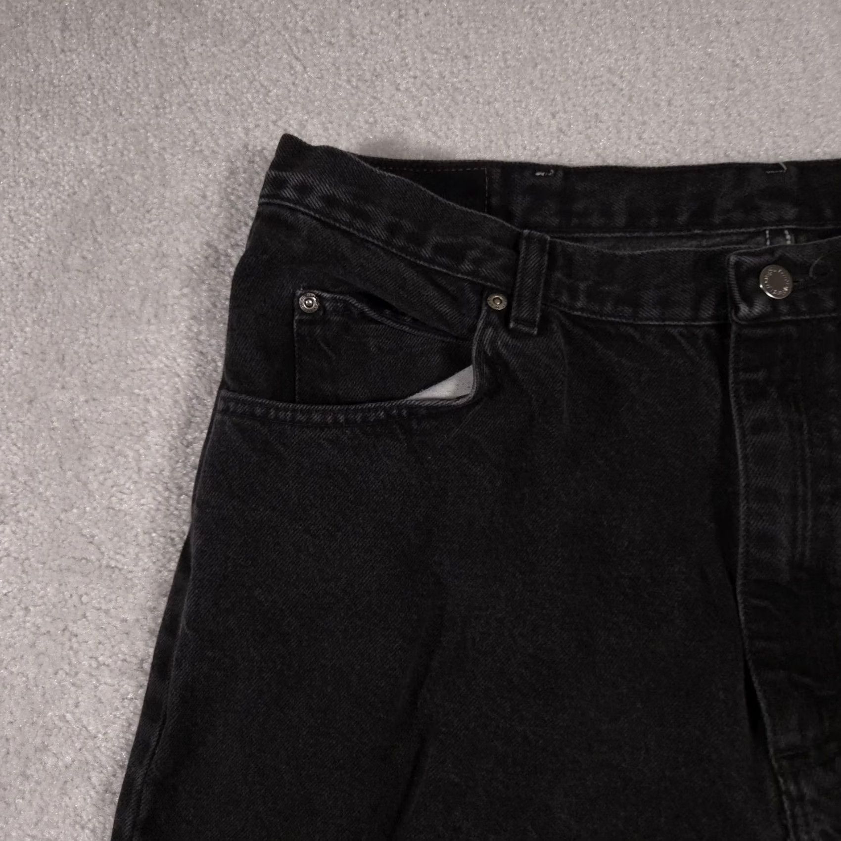 Wrangler Wrangler Jeans Mens 38x34 Black Wash Regular Fit Straight Leg Five Pocket Denim Size US 38 / EU 54 - 4 Thumbnail