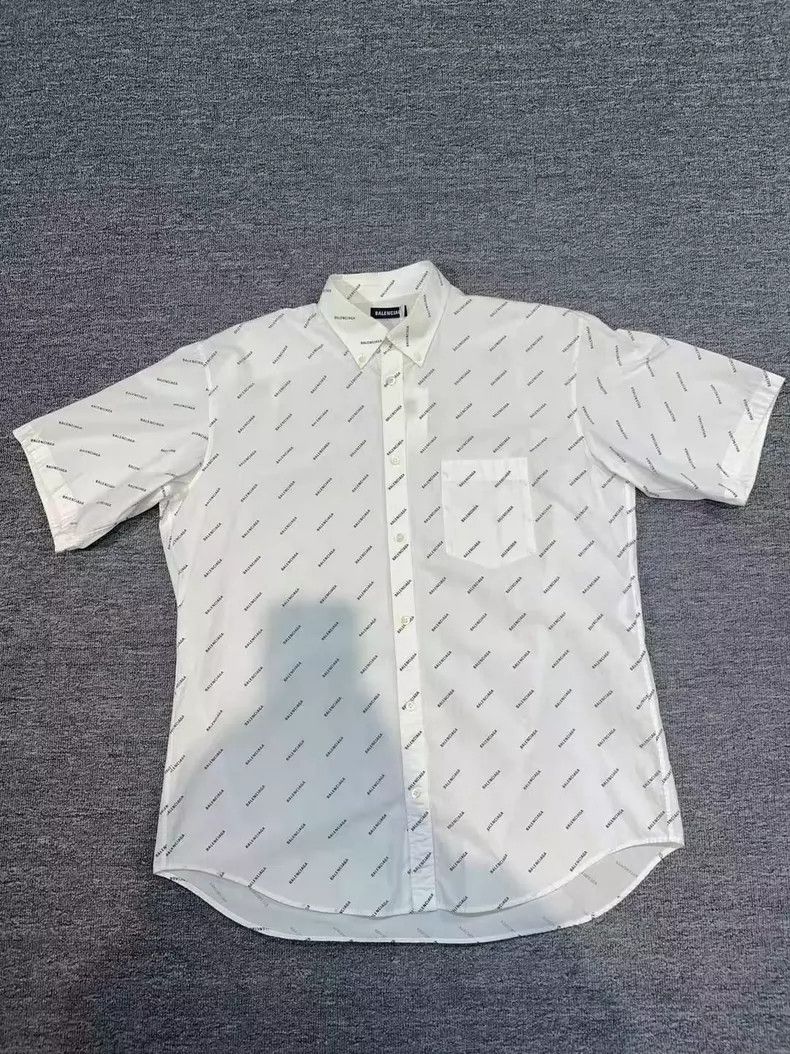 Balenciaga Balenciaga size 39 Shirt with full logo of bullet screen Size US XS / EU 42 / 0 - 1 Thumbnail