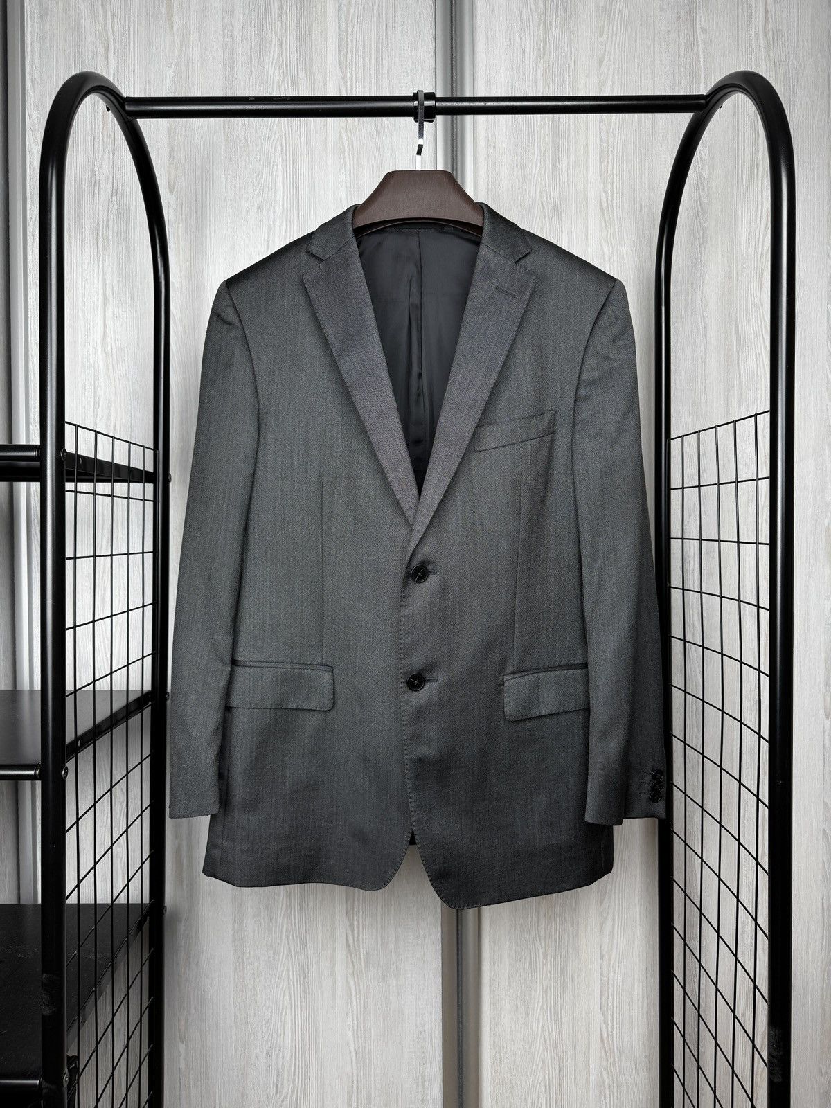 Z Zegna Z Zegna Graphite Grey Wool Silk 2 pcs city suit size 50R Size 40R - 1 Thumbnail