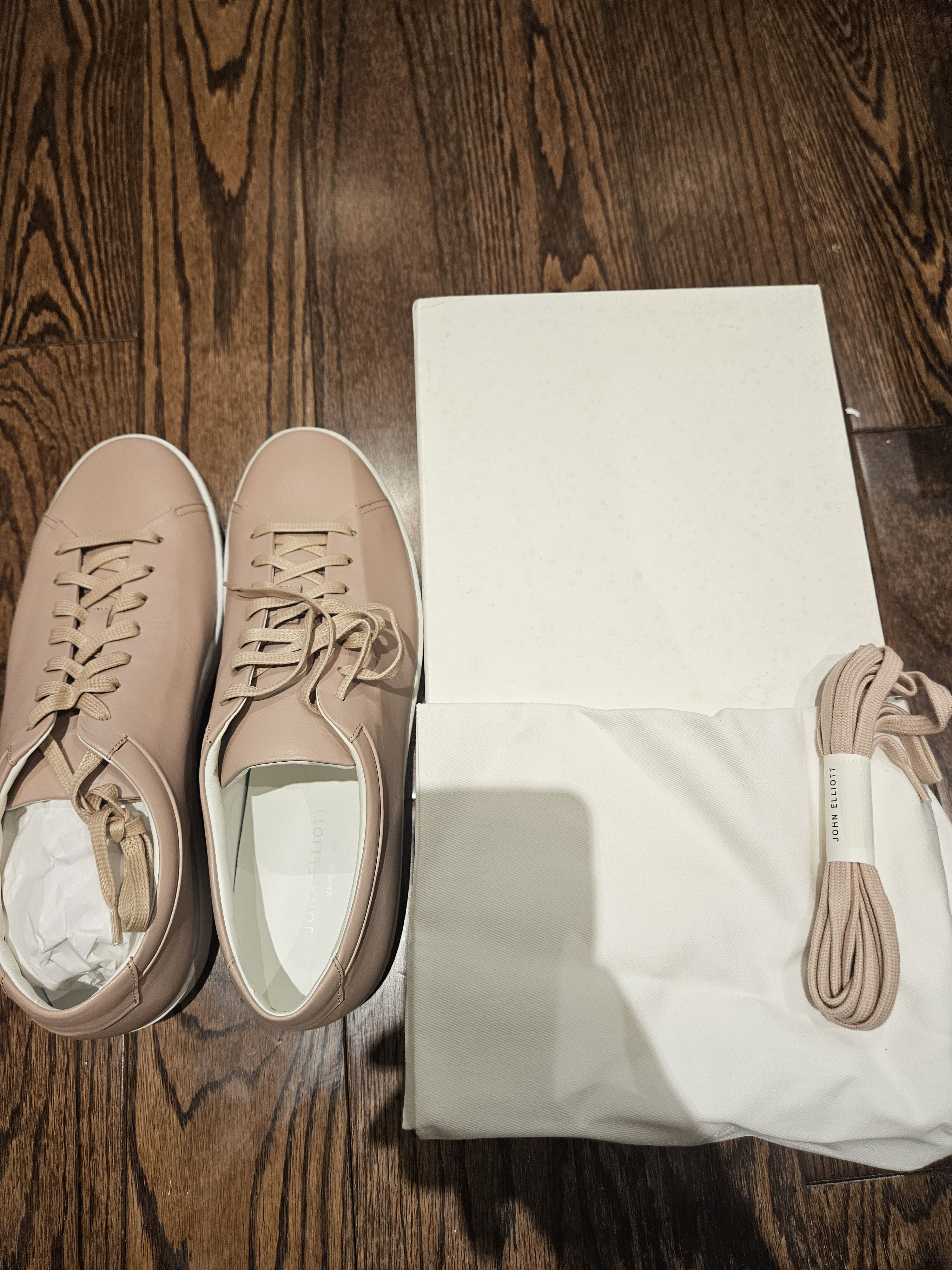 John Elliott (STORE CLOSURE 70%off) John Elliott Leather Low Pink (45) Size US 12 / EU 45 - 7 Thumbnail