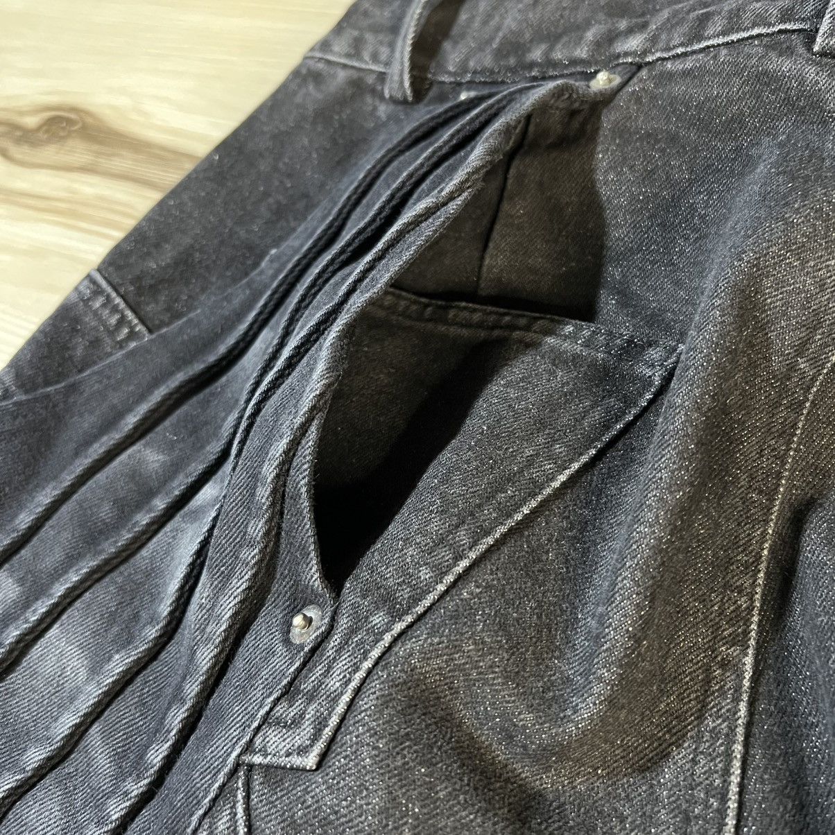 Bad Son Circuit Paneled Black Jeans Size US 34 / EU 50 - 15 Thumbnail