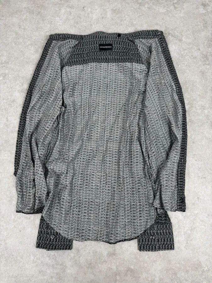 Emporio Armani 2000s Emporio Armani Chainlink Print Shirt Size US S / EU 44-46 / 1 - 7 Thumbnail
