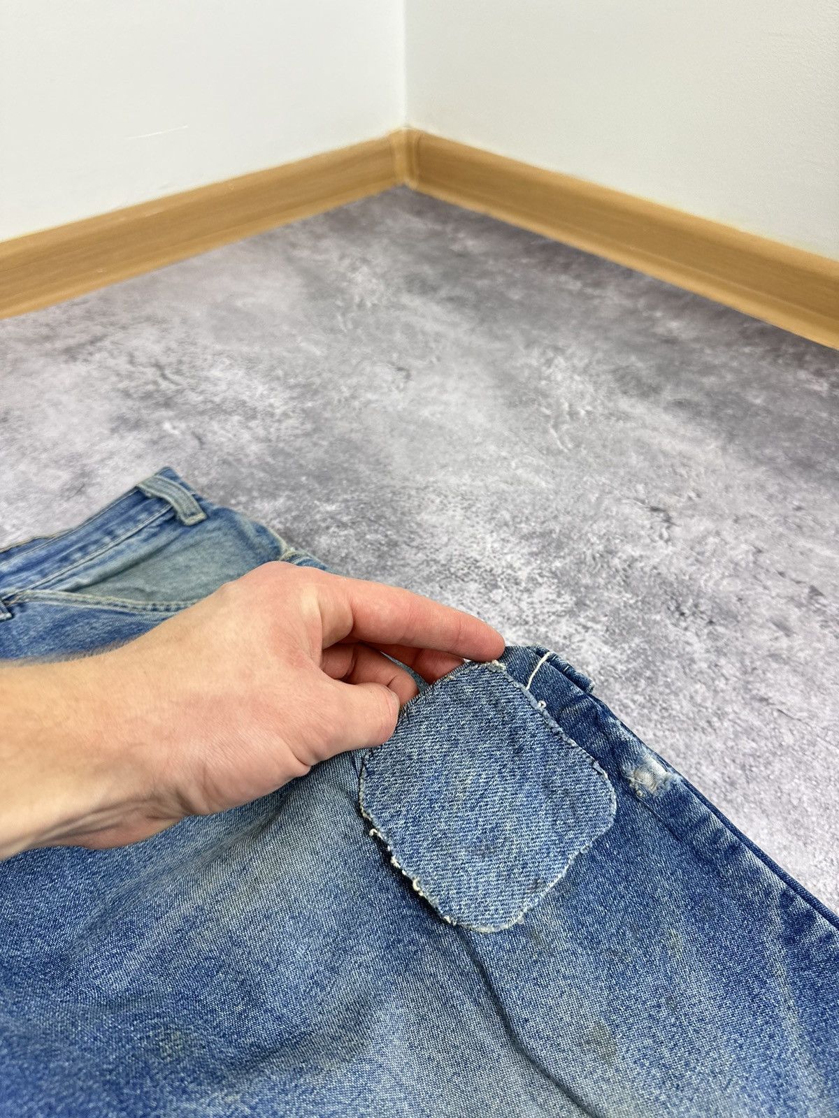 Dickies Vintage 90s Dickies Lined Carpenter USA Cargo Work Pants Size US 36 / EU 52 - 14 Thumbnail