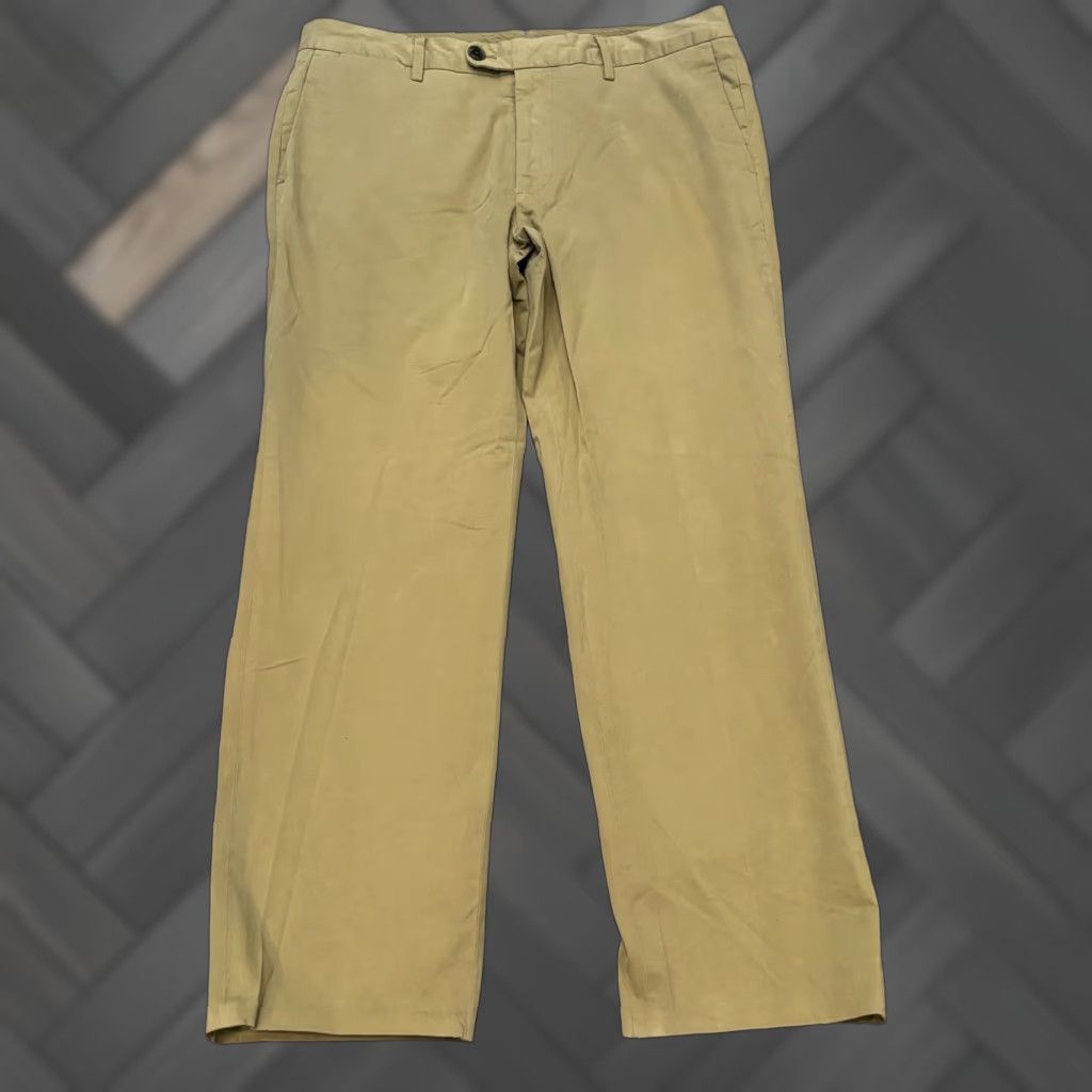 Bonobos Bonobos Slim Fit Pants Mens 34x32 34x28 Green Chino Flat Front Stretch Casual Modern Preppy Mens Size US 34 / EU 50 - 1 Thumbnail