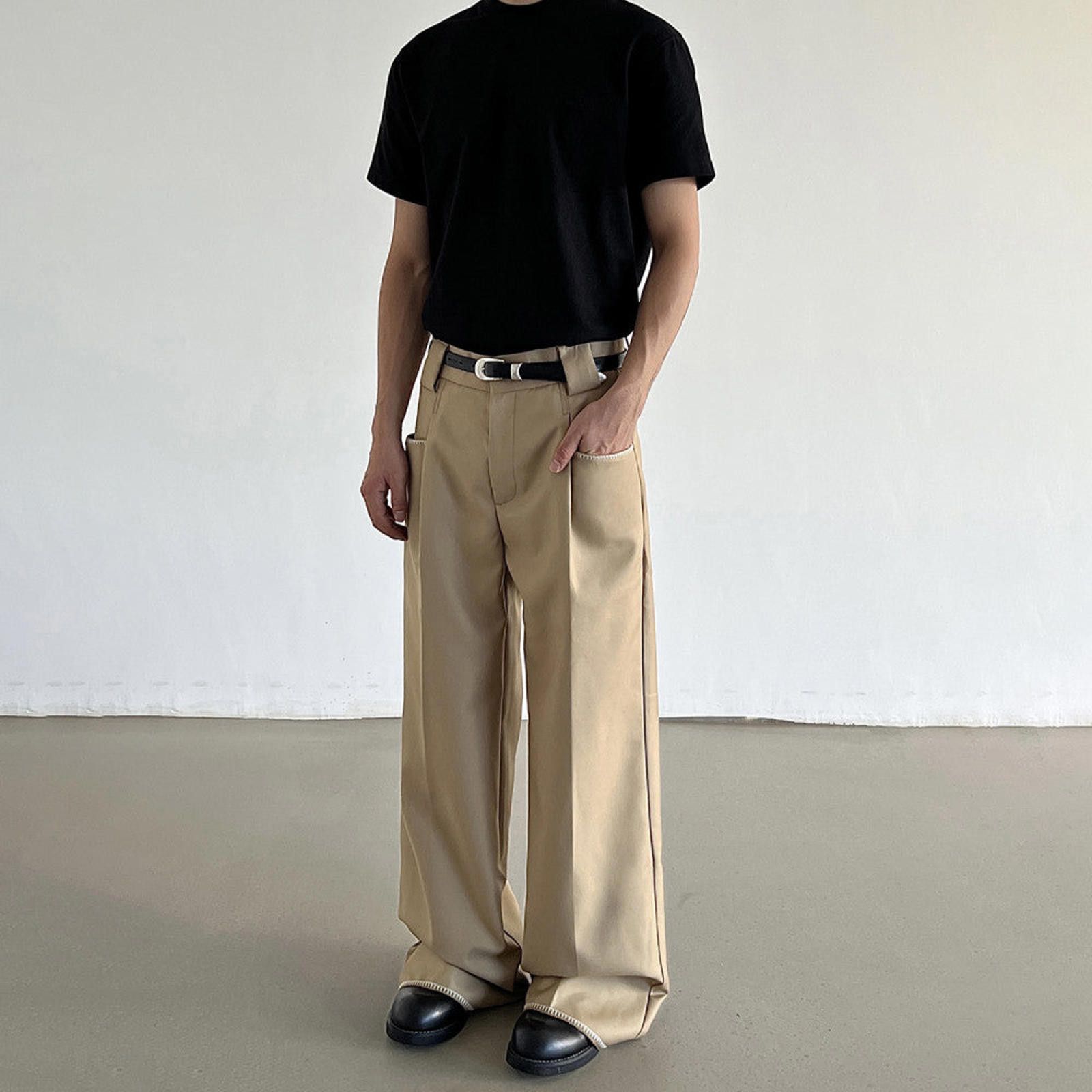 Other Wide-Leg Trousers with Contrast Detail Size US 28 / EU 44 - 1 Thumbnail
