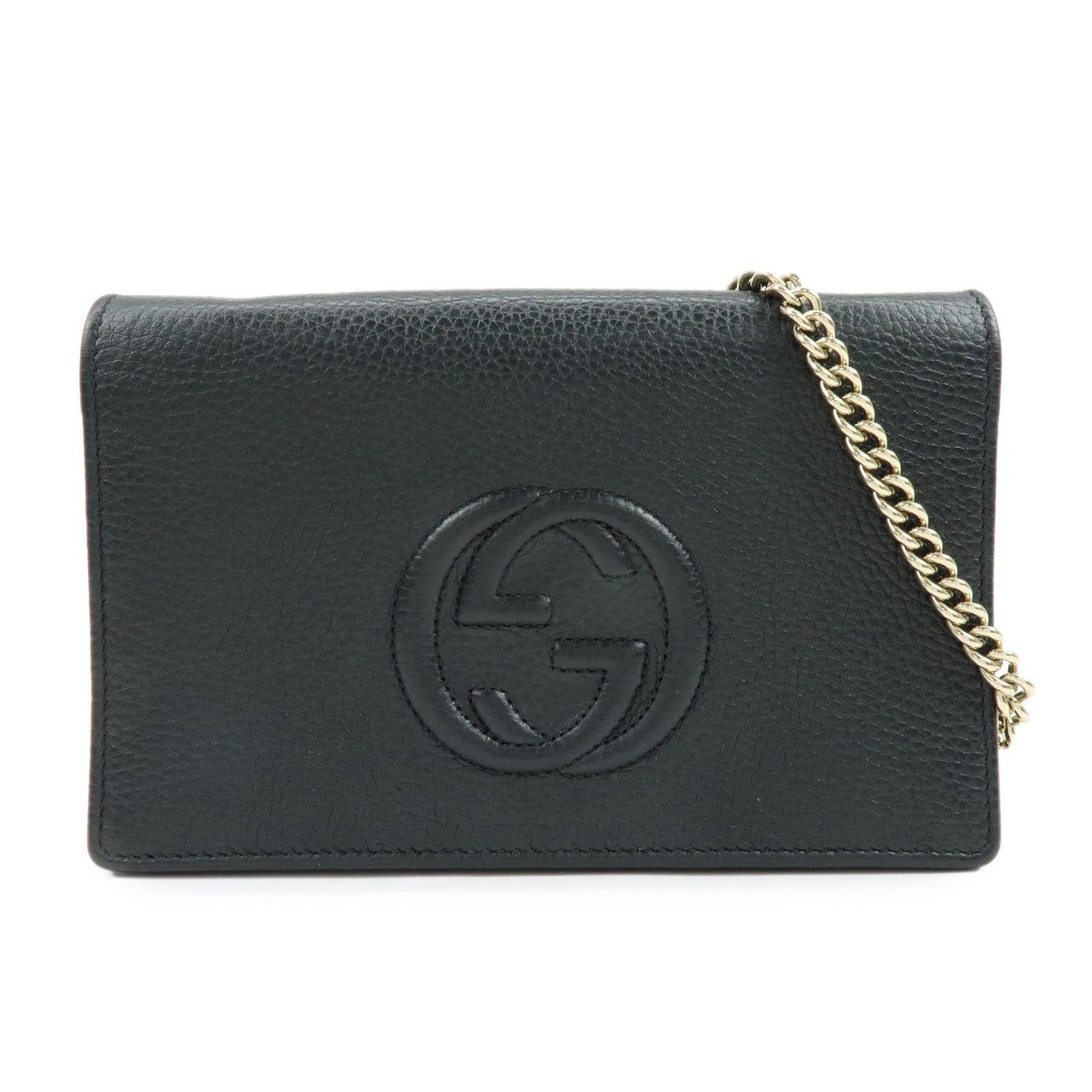 Gucci Gucci Soho Interlocking G Chain Wallet Crossbody Bag Size ONE SIZE - 1 Thumbnail