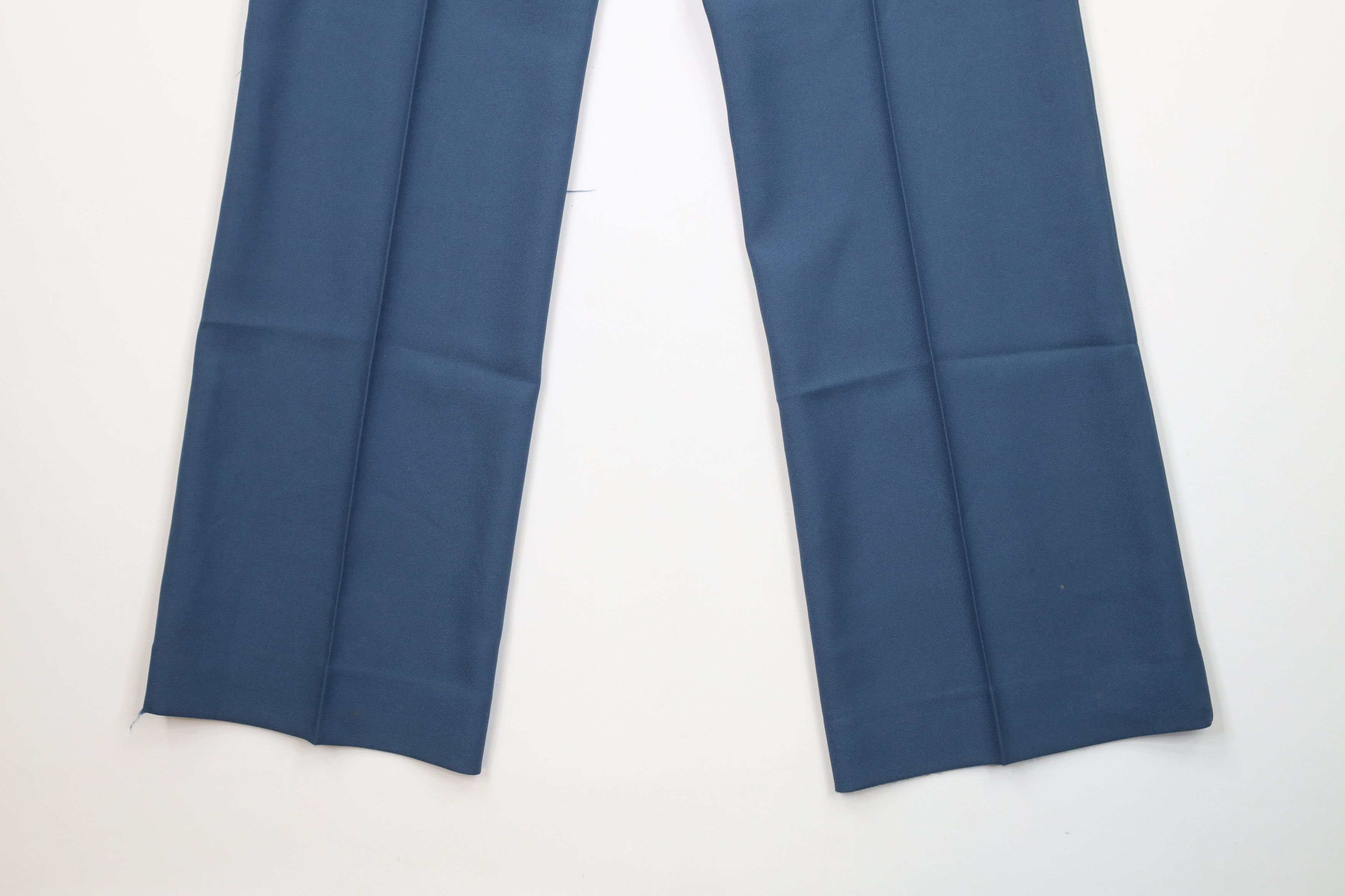 Vintage Vintage 70s Streetwear Bell Bottoms Chino Pants Blue USA Size US 34 / EU 50 - 12 Thumbnail