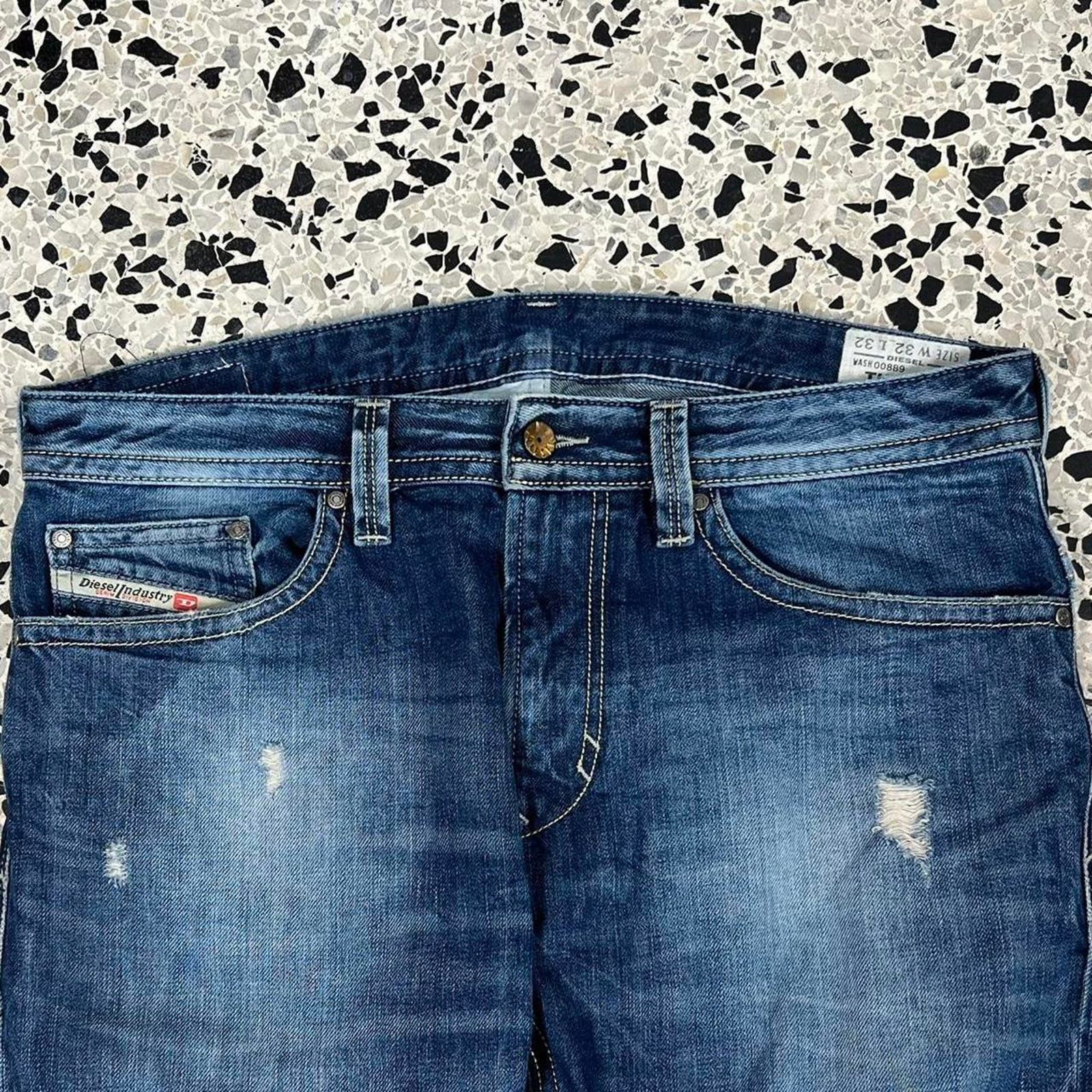 Diesel × Vintage VINTAGE Y2K DIESEL DENIM PANTS: Size US 32 / EU 48 - 4 Thumbnail