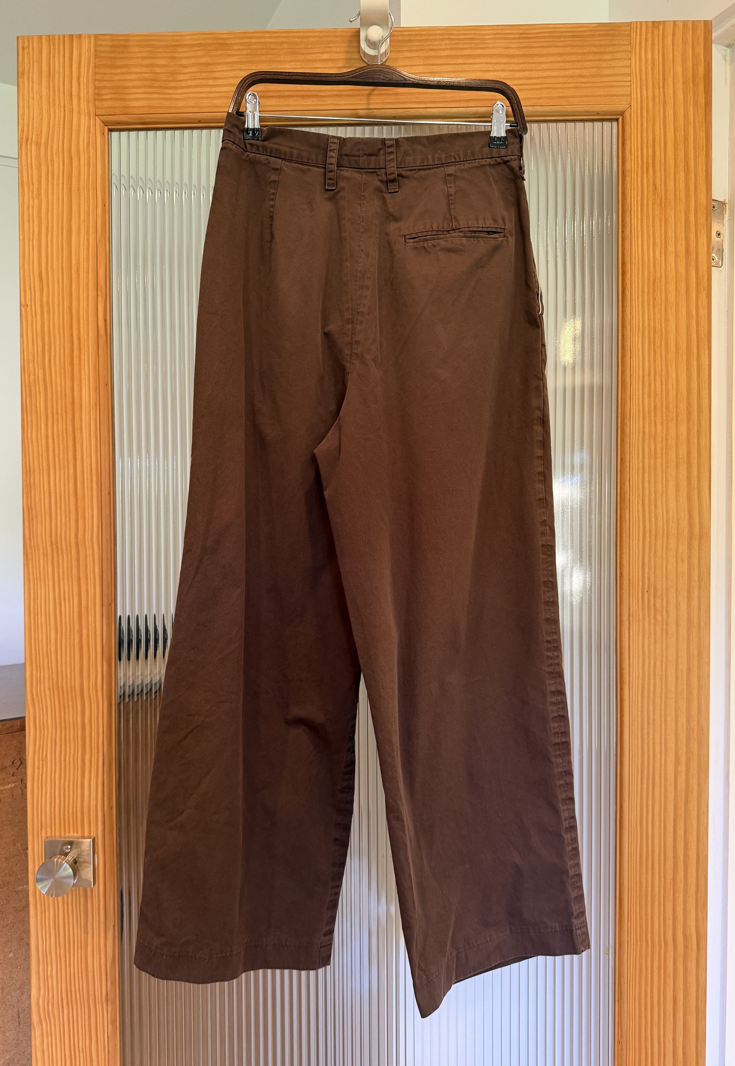 Camiel Fortgens Brown Cotton Twill Suit Pants Size US 30 / EU 46 - 3 Thumbnail