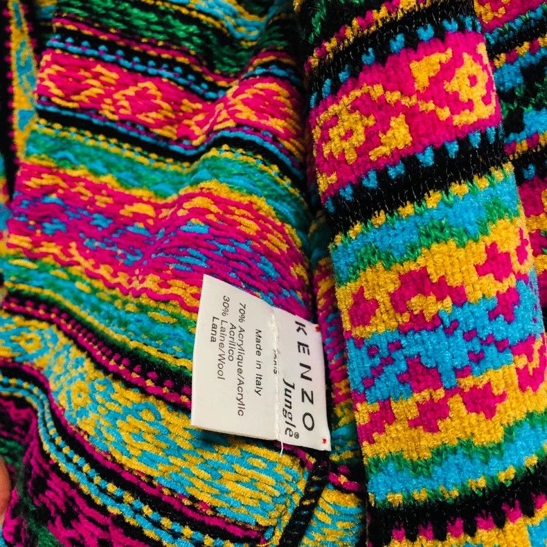 Kenzo KENZO Knitted cardigan with patterns Size M / US 6-8 / IT 42-44 - 3 Thumbnail