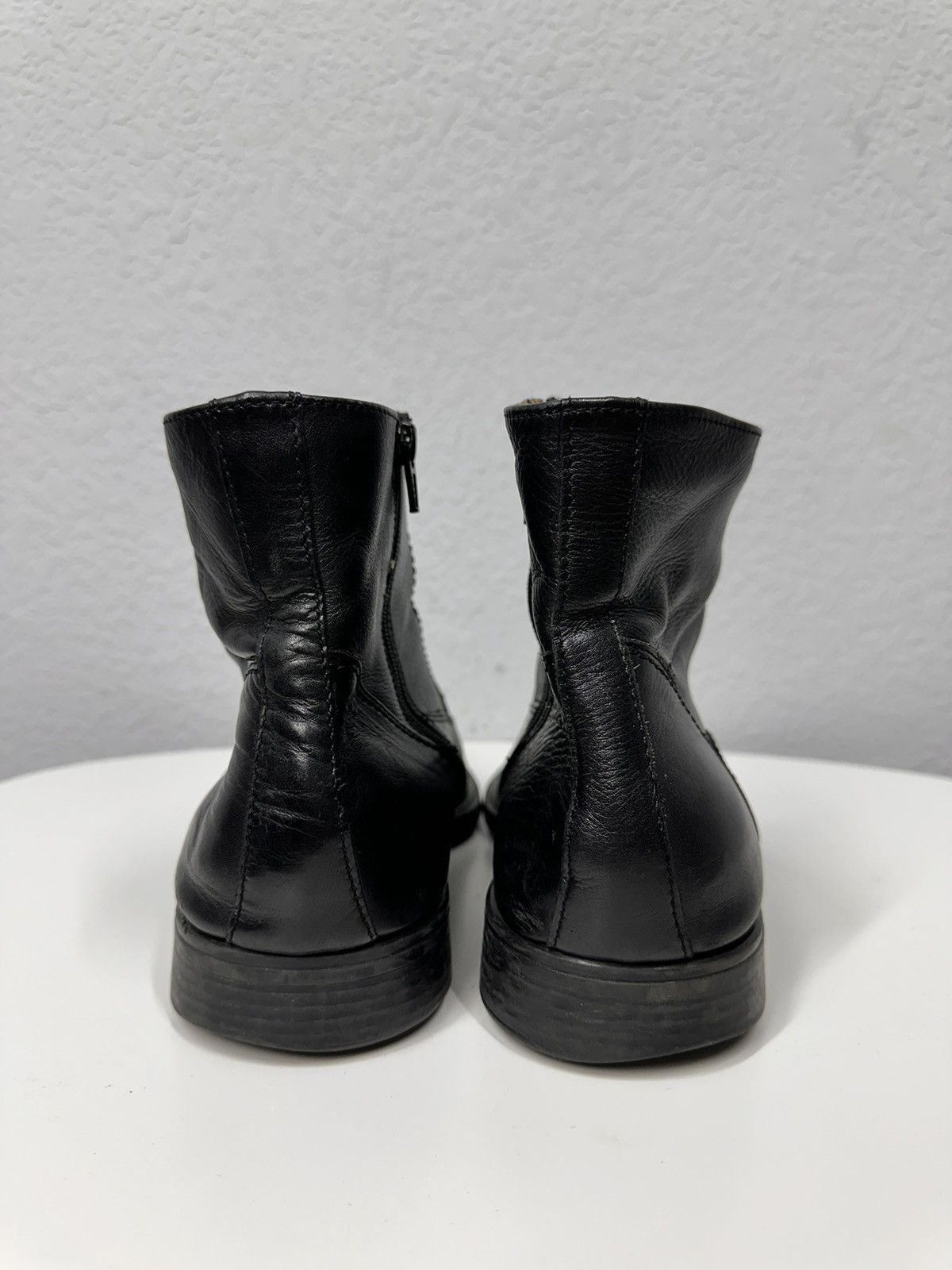 14th Addiction Vintage AS 98 Leather Black Boots Guidi Rick Owen Style GOA Size US 10 / EU 43 - 8 Thumbnail